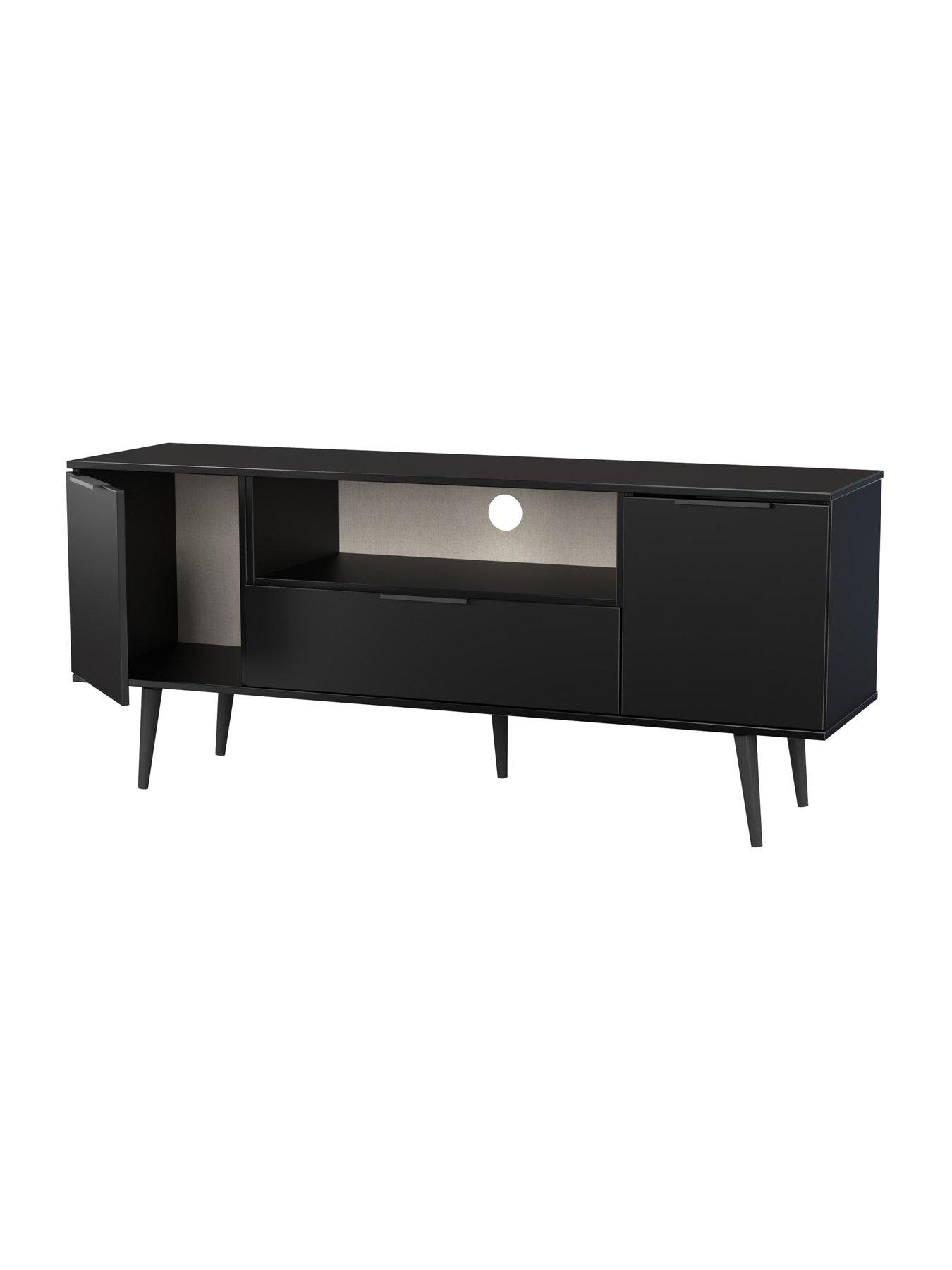 Image 5 of 7 of SWIFT Emerson Ready Assembled 2 Door, 1 Soft Close Drawer Wide TV Unit