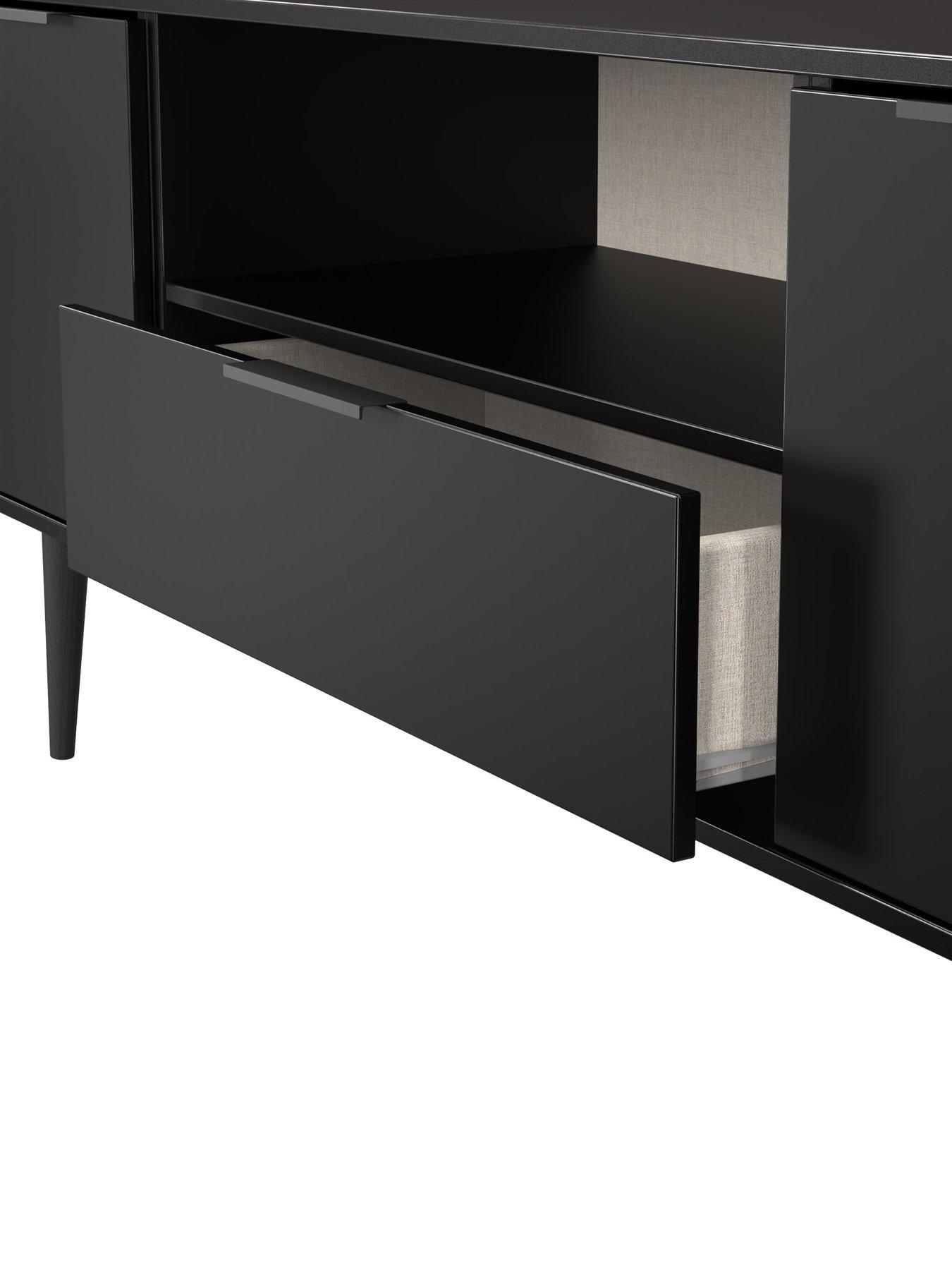 Image 6 of 7 of SWIFT Emerson Ready Assembled 2 Door, 1 Soft Close Drawer Wide TV Unit