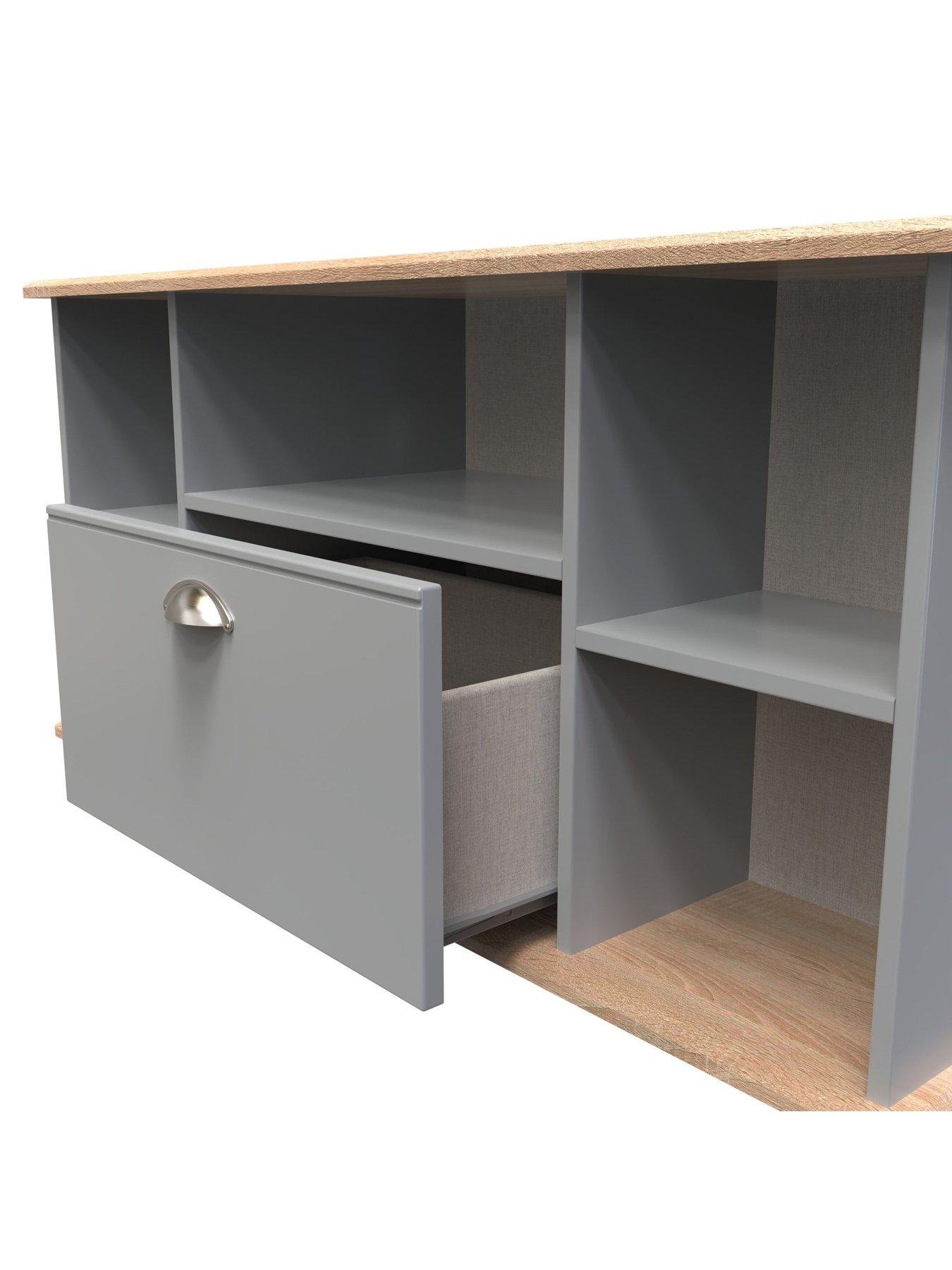 Image 7 of 7 of SWIFT Tivoli Ready Assembled 1 Drawer&nbsp;Corner TV Unit - fits up to 50 inch TV