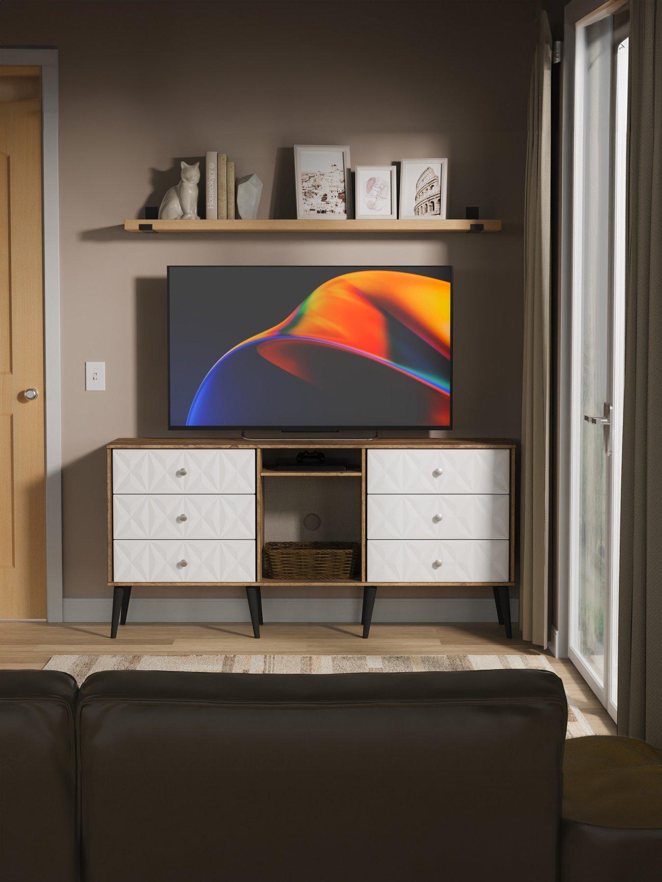Product photograph of Swift Valencia Ready Assembled 6 Drawer Sideboard from very.co.uk