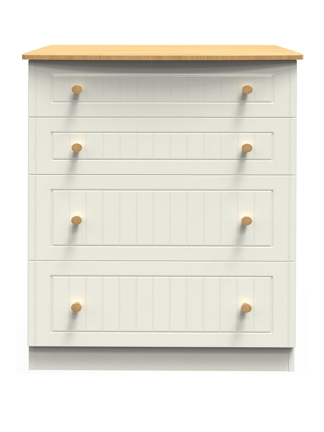 Product photograph of Swift Harrogate Ready Assembled 4 Drawer Deep Chest from very.co.uk