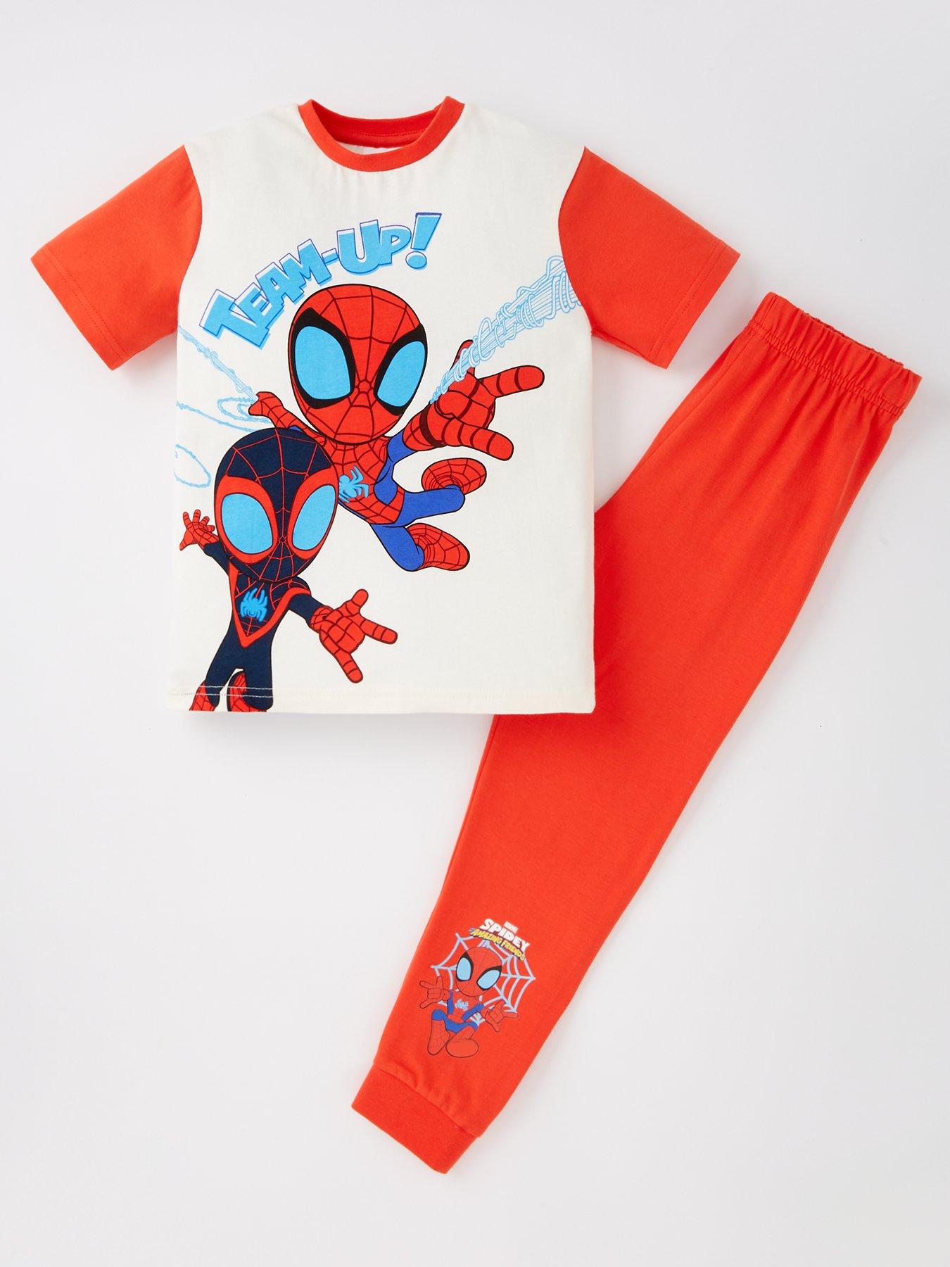 undefined Spidey And His Amazing Friends Short Sleeve Pyjamas - Red