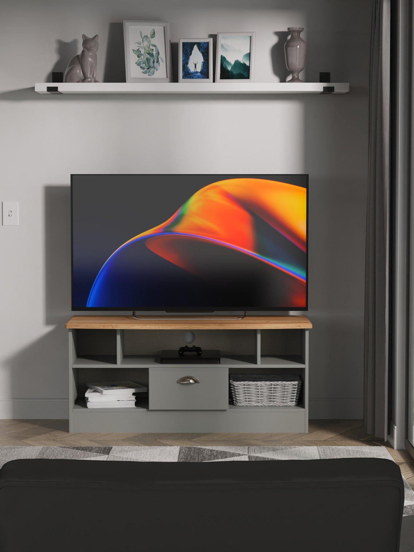undefined Tivoli Ready Assembled Wide 1 Drawer TV Unit - Fits up to 50 inch TV