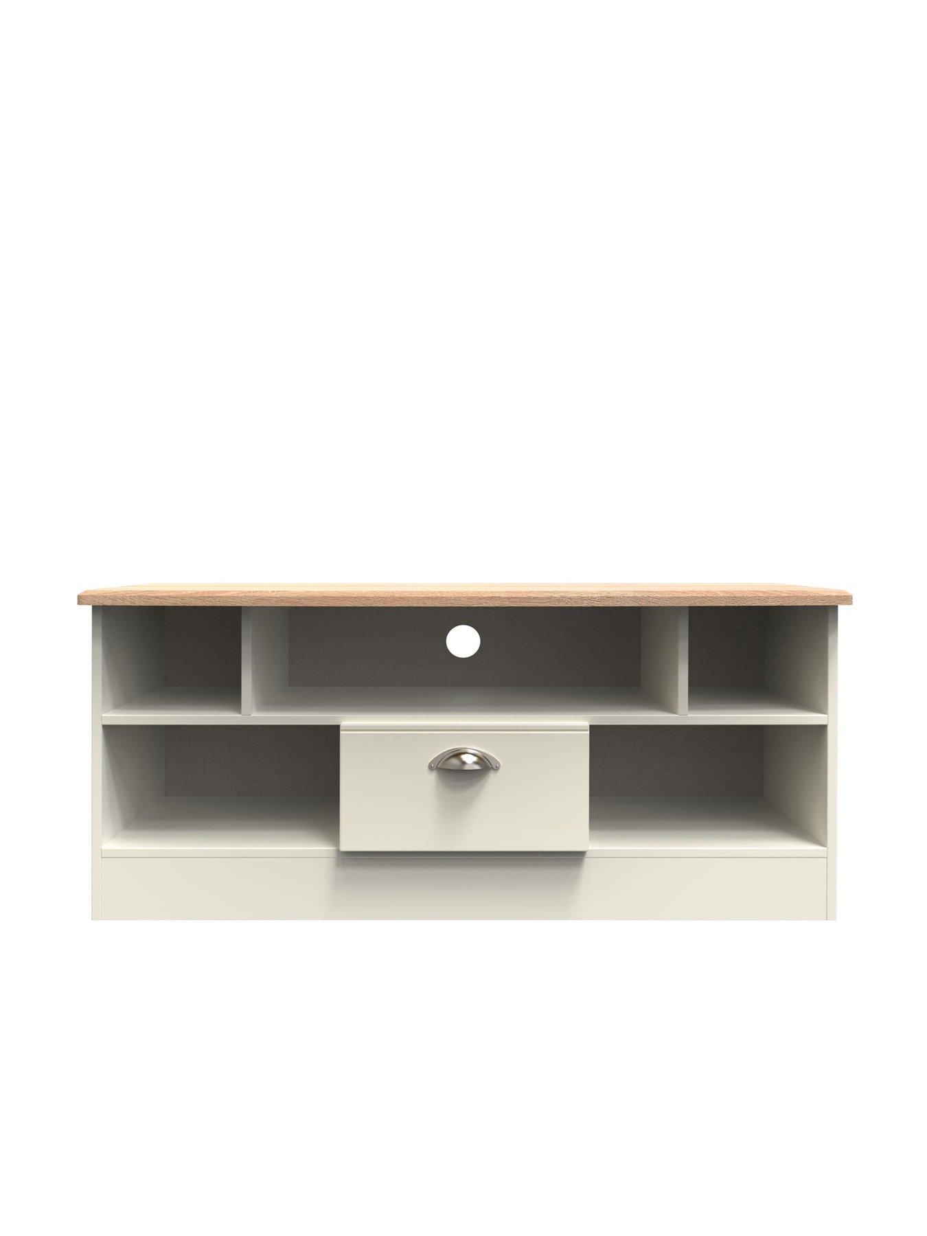 undefined Tivoli Ready Assembled Wide 1 Drawer TV Unit - Fits up to 50 inch TV