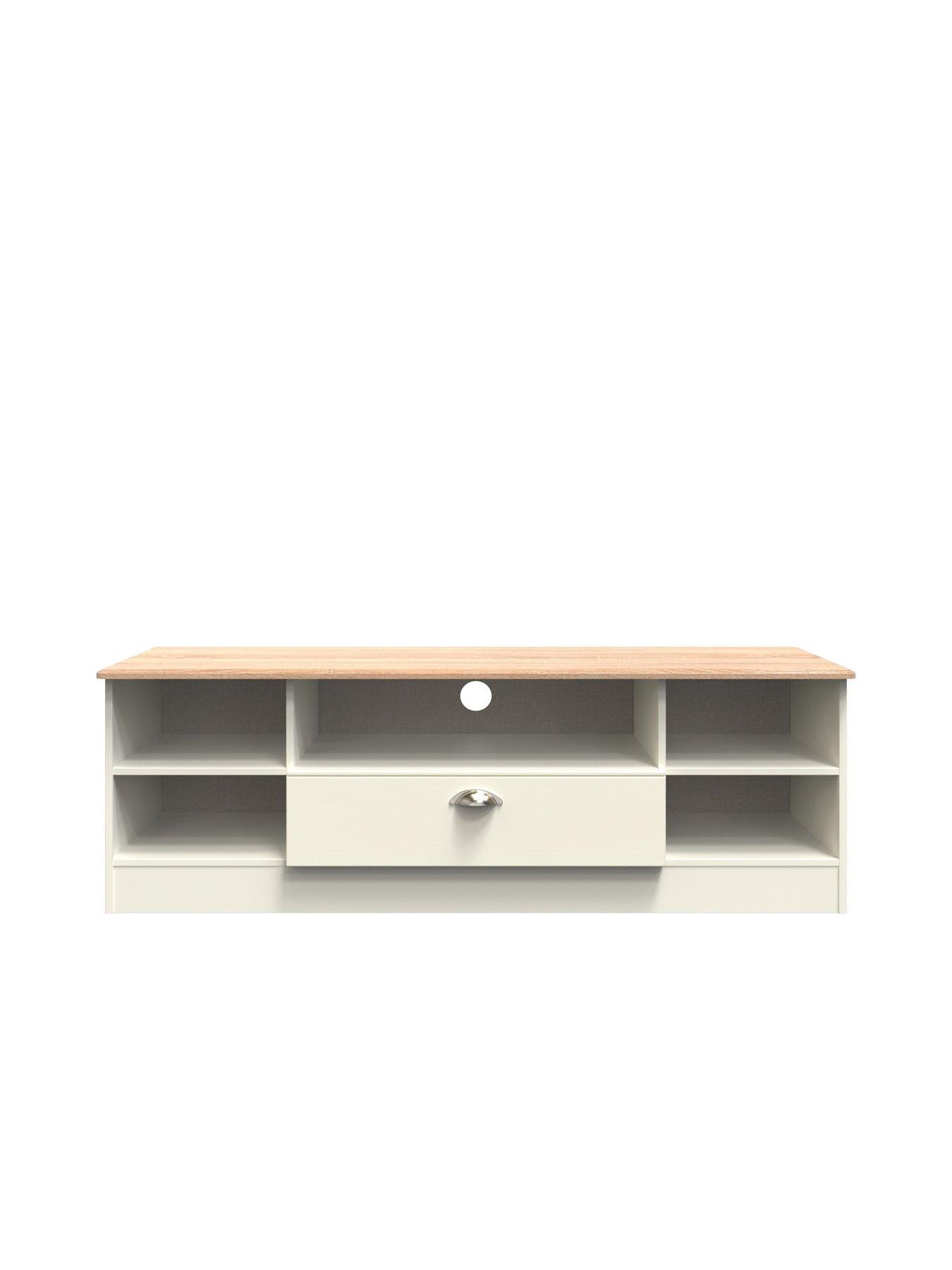 undefined Tivoli Ready Assembled Wide 1 Drawer TV Unit - Fits up to 65 inch TV