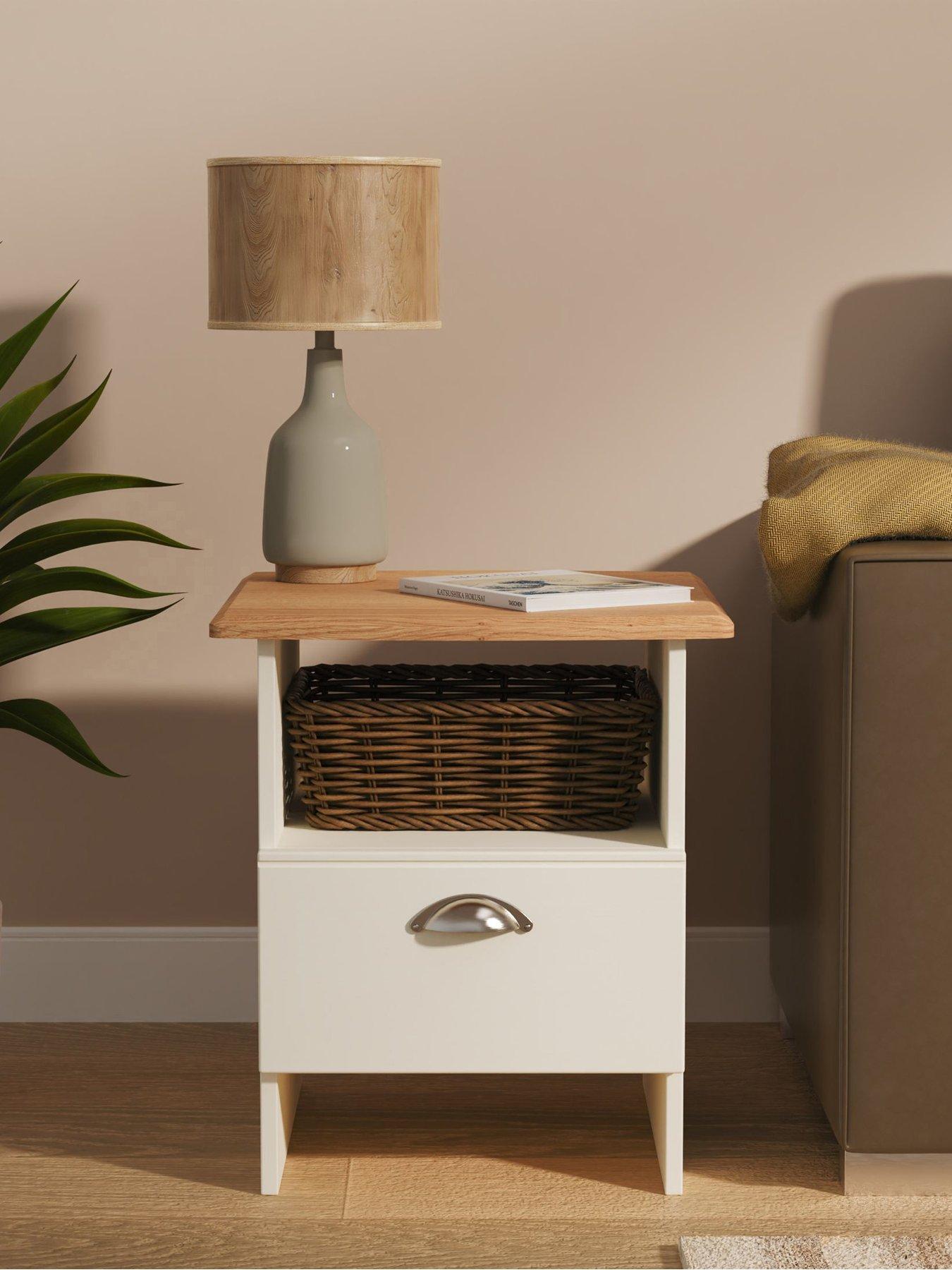 SWIFT Tivoli Ready Assembled 1 Drawer Lamp Table