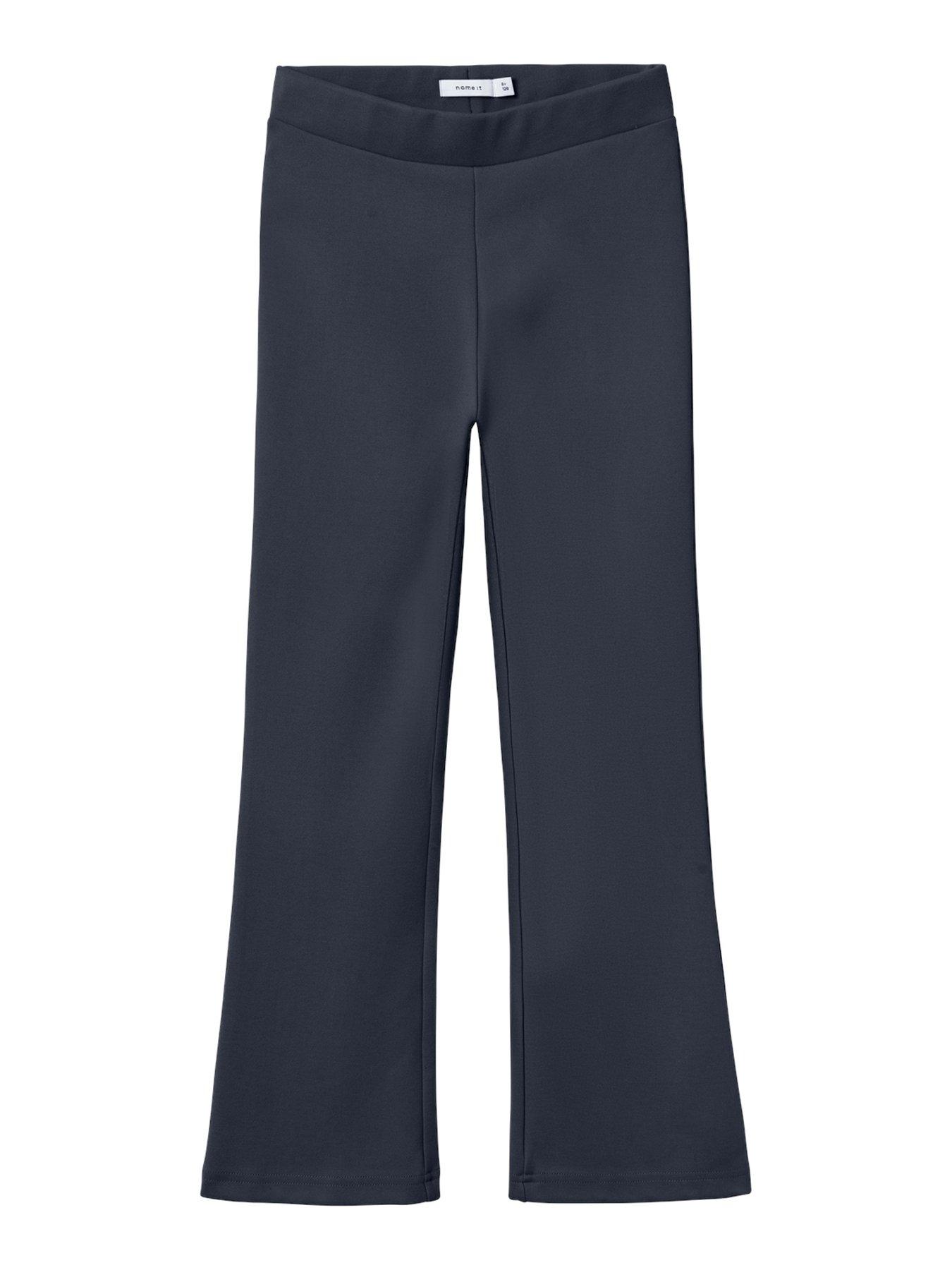Image 3 of 4 of Name It Girls Flared Trousers - Dark Sapphire