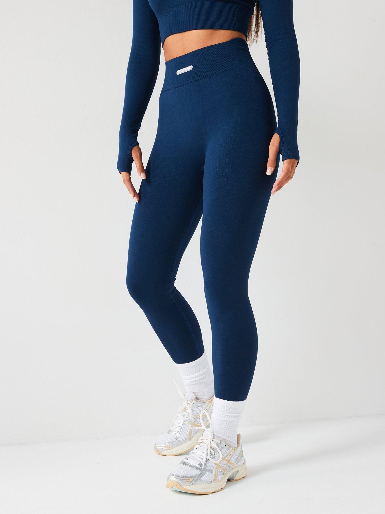 Peach Fit Womens Nina Seamless Legging Navy Very