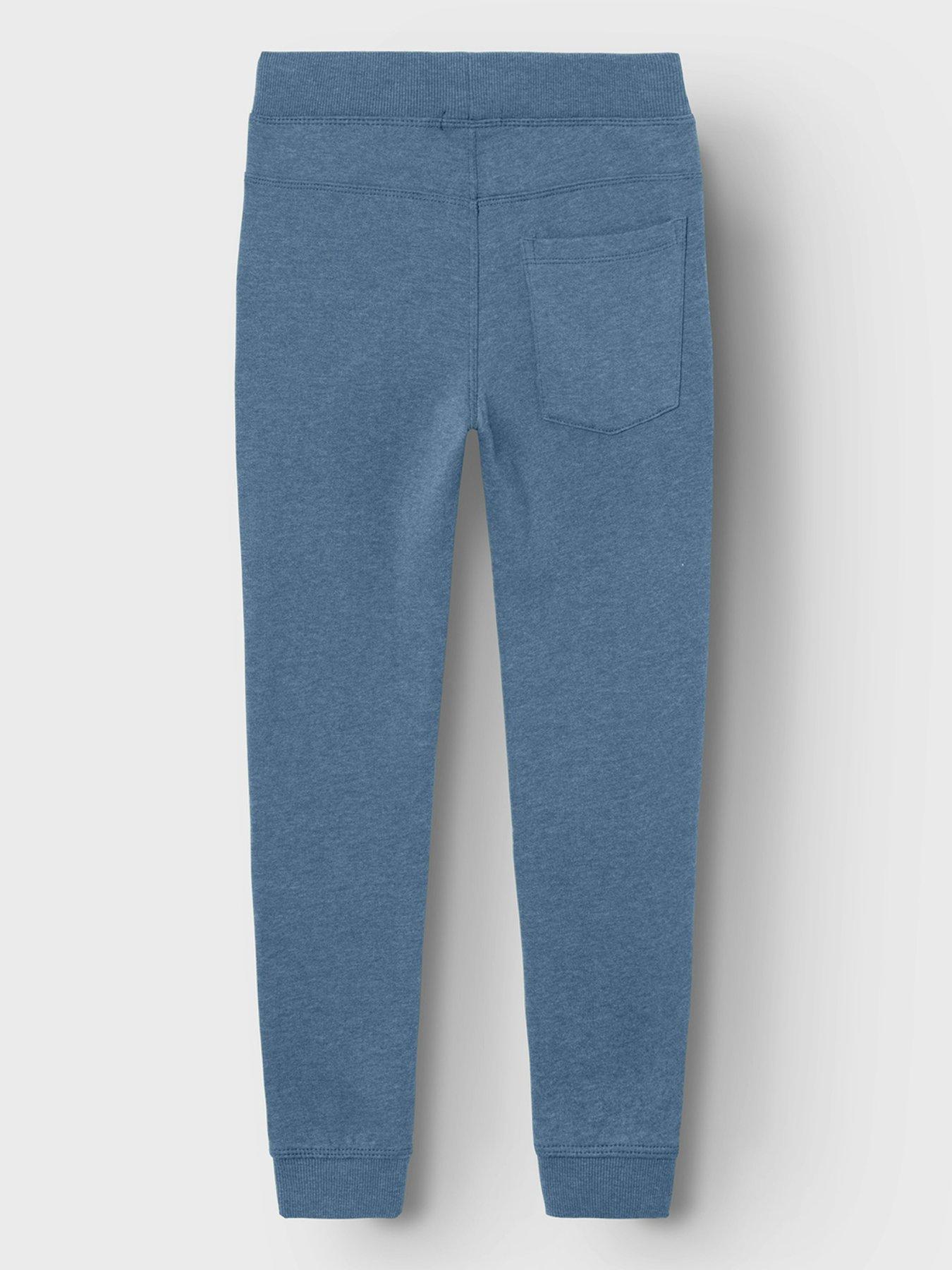Image 3 of 5 of Name It Boys Logo Joggers - Coronet Blue