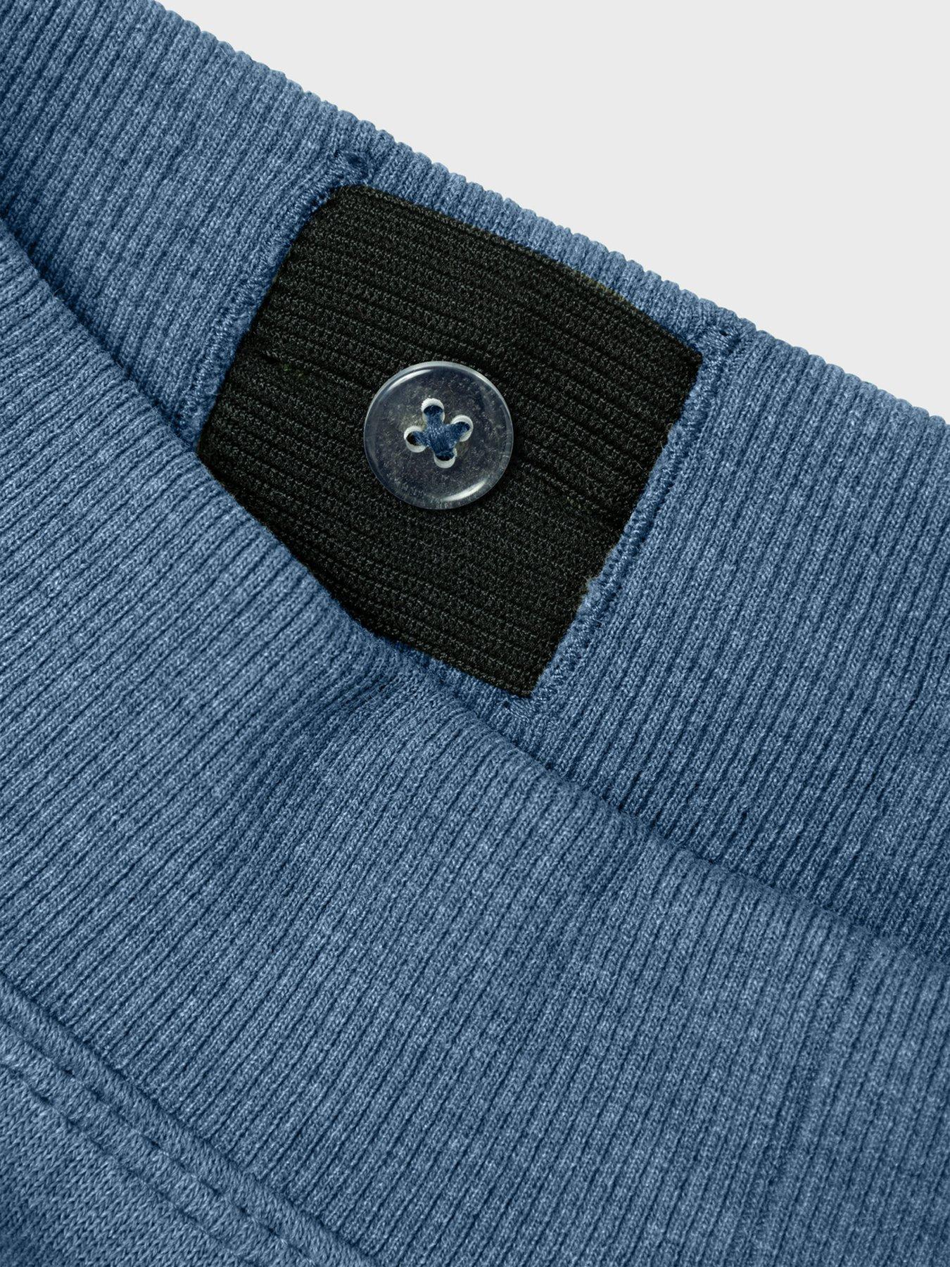 Image 4 of 5 of Name It Boys Logo Joggers - Coronet Blue