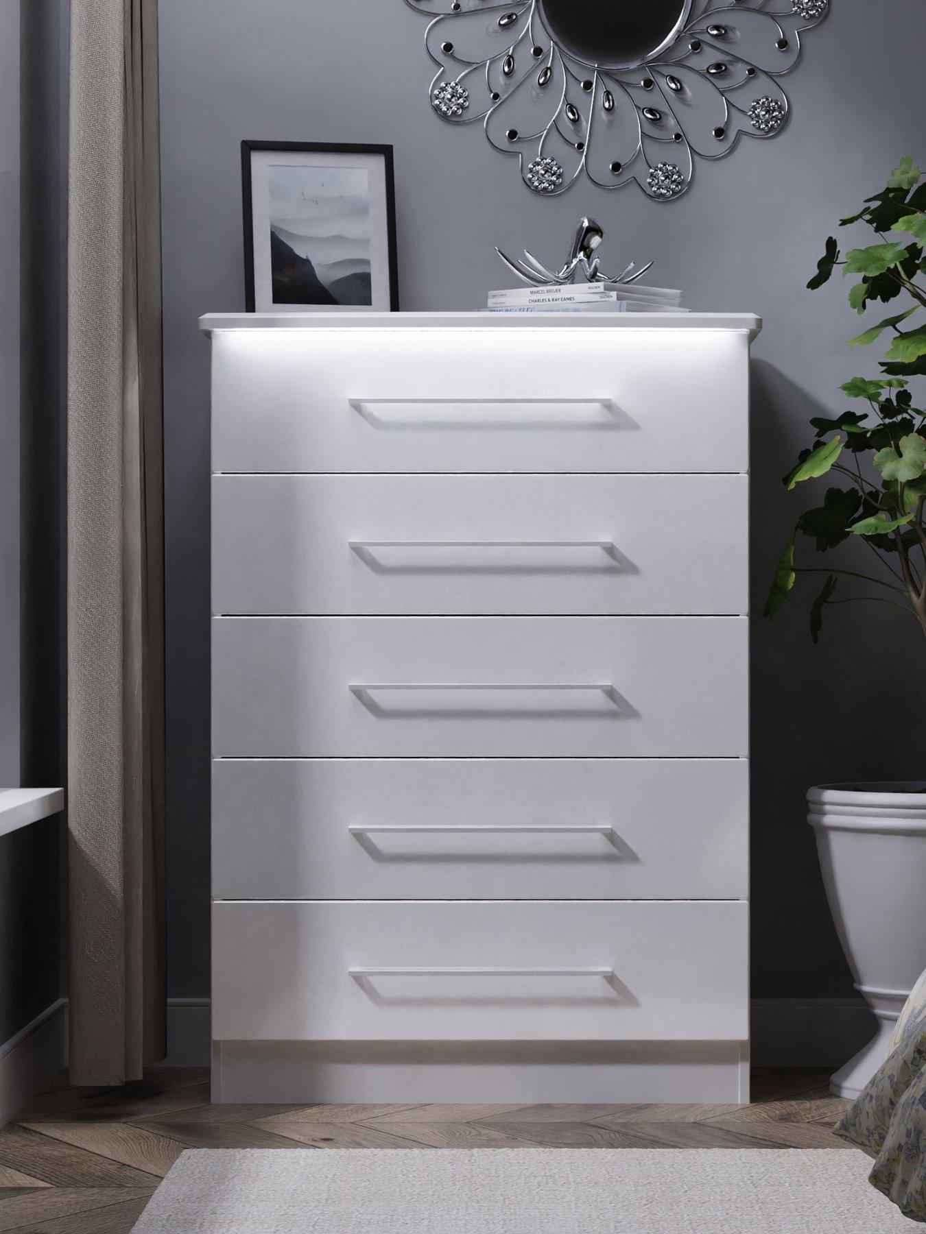 undefined Vegas Ready Assembled 5 Drawer Chest