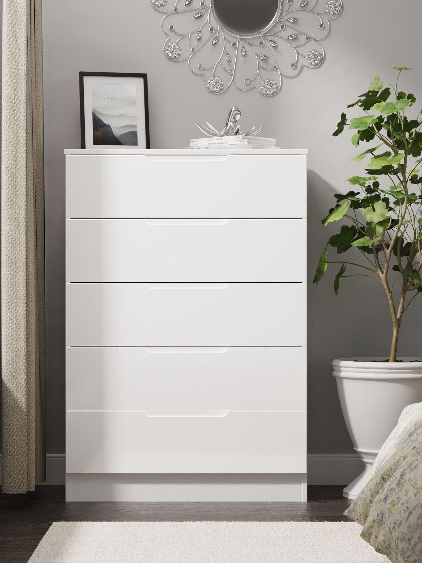SWIFT Florence Ready Assembled 5 Drawer Chest