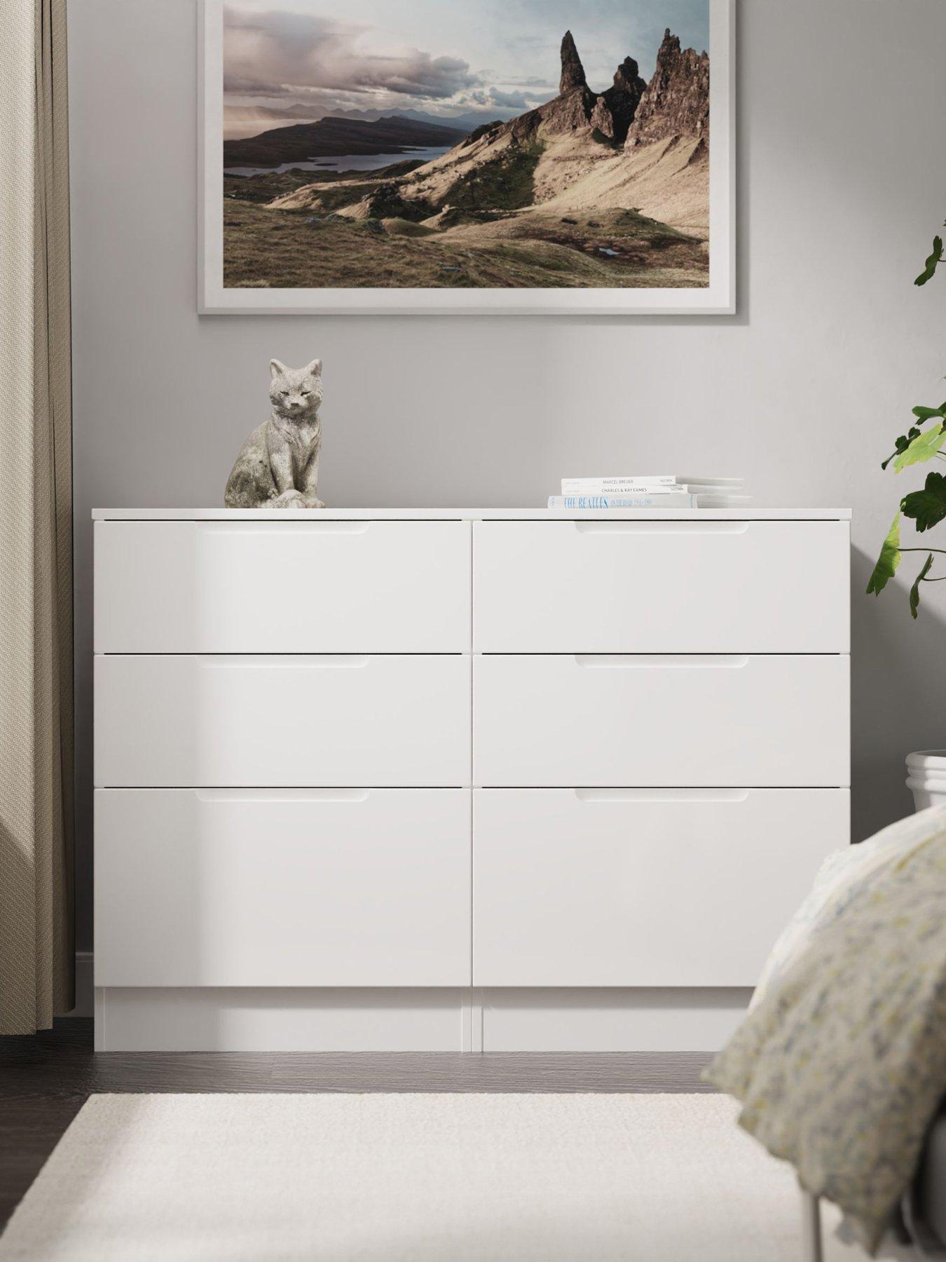 undefined Florence Ready Assembled 6 Drawer Chest
