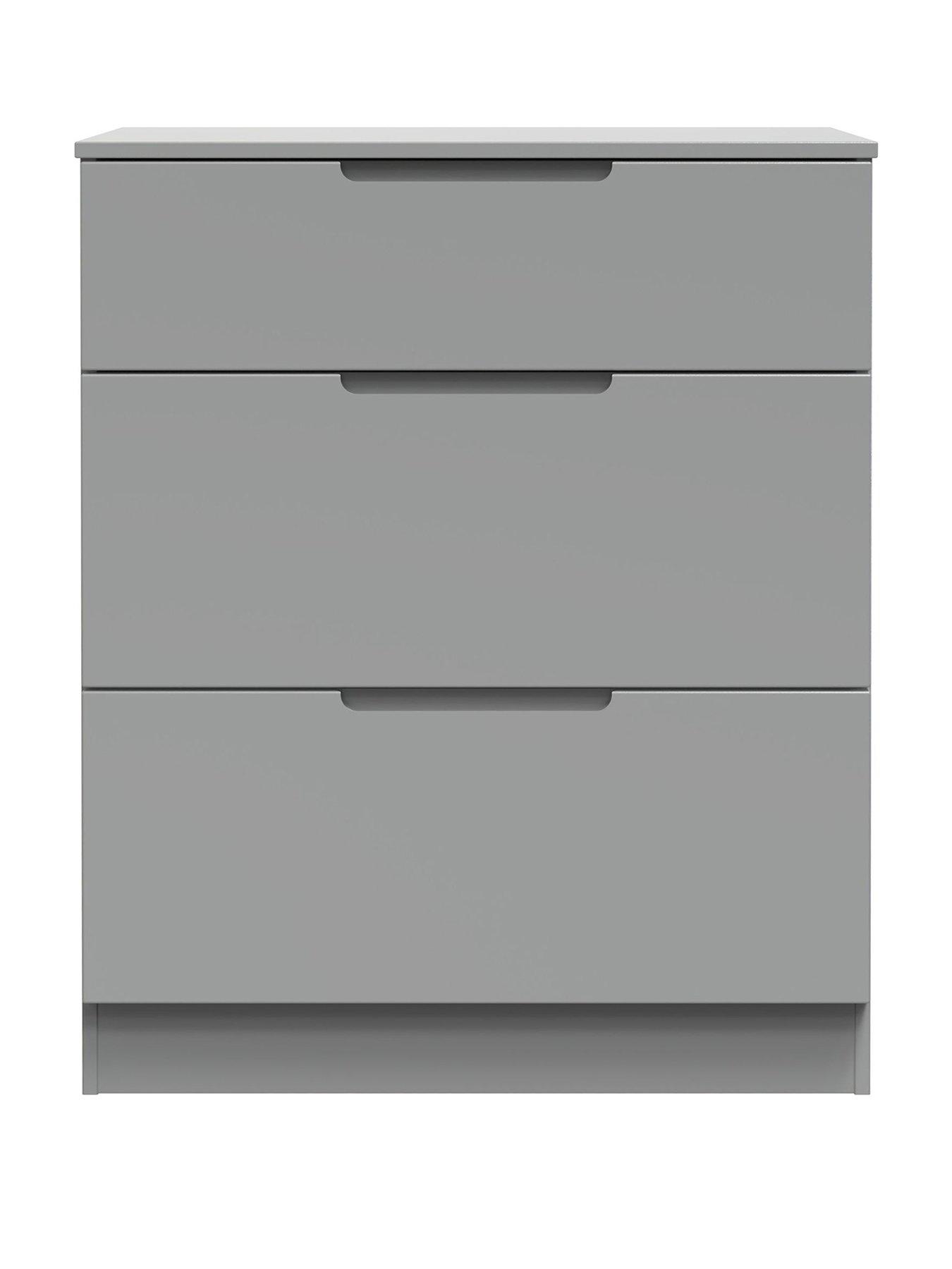 Image 2 of 6 of SWIFT Florence Ready Assembled Deep Chest of 3 Drawers