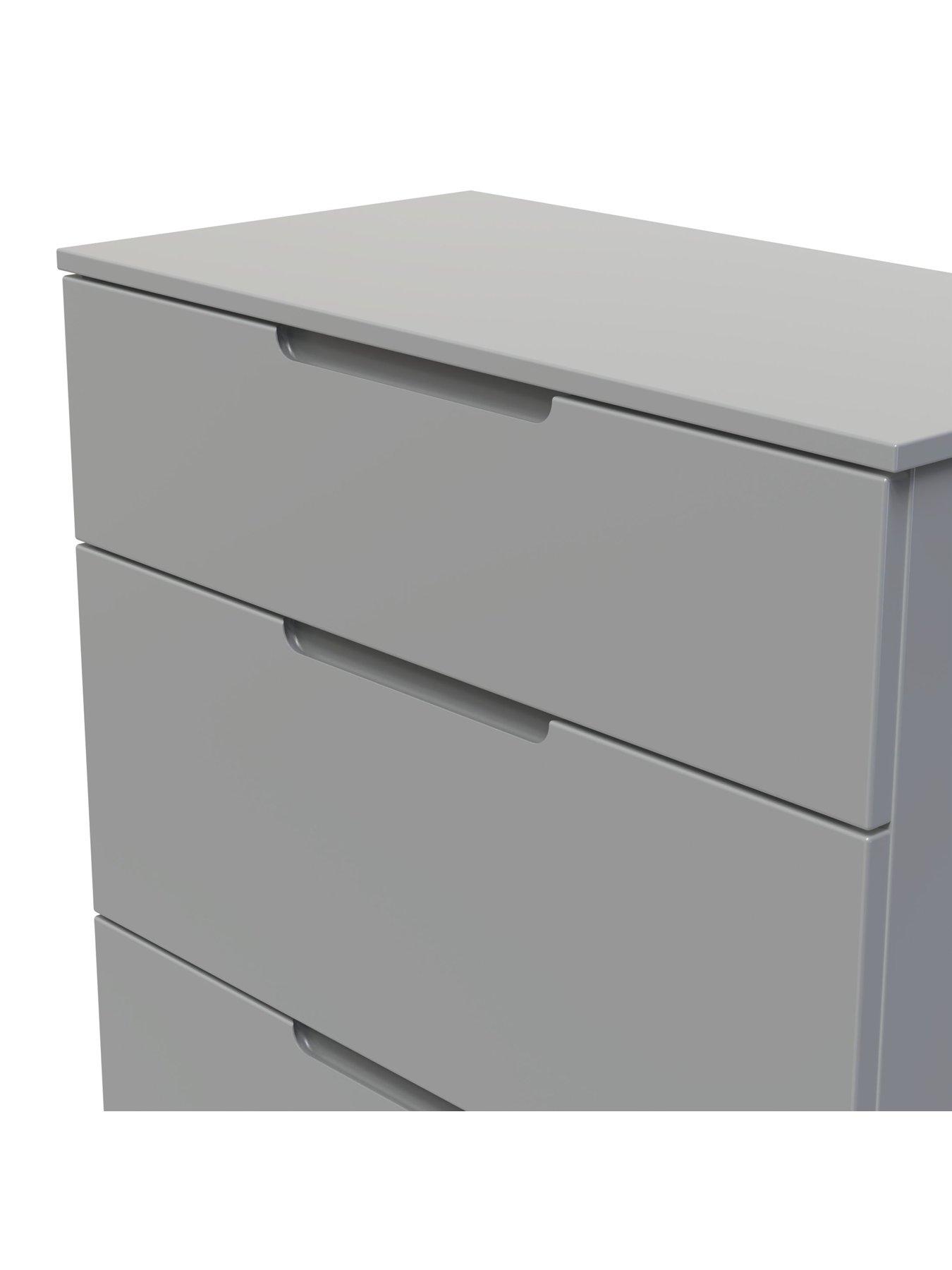 Image 4 of 6 of SWIFT Florence Ready Assembled Deep Chest of 3 Drawers