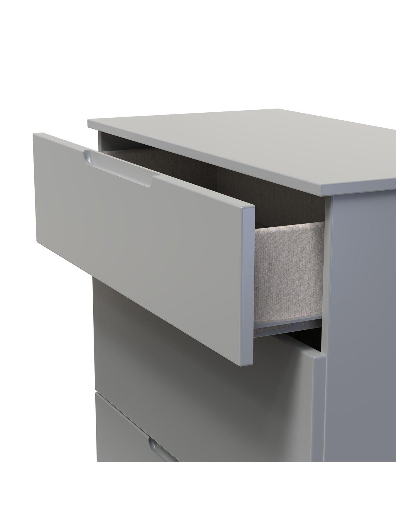 Image 5 of 6 of SWIFT Florence Ready Assembled Deep Chest of 3 Drawers