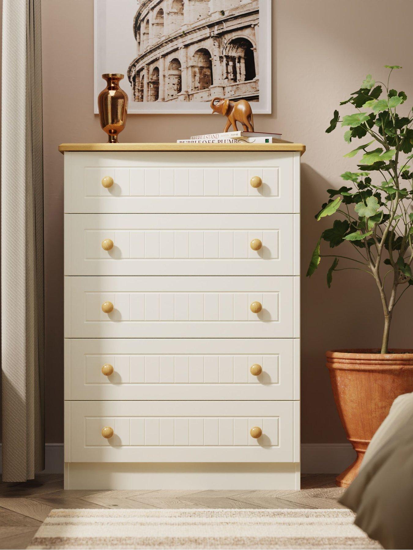 Product photograph of Swift Harrogate Ready Assembled 5 Drawer Chest from very.co.uk