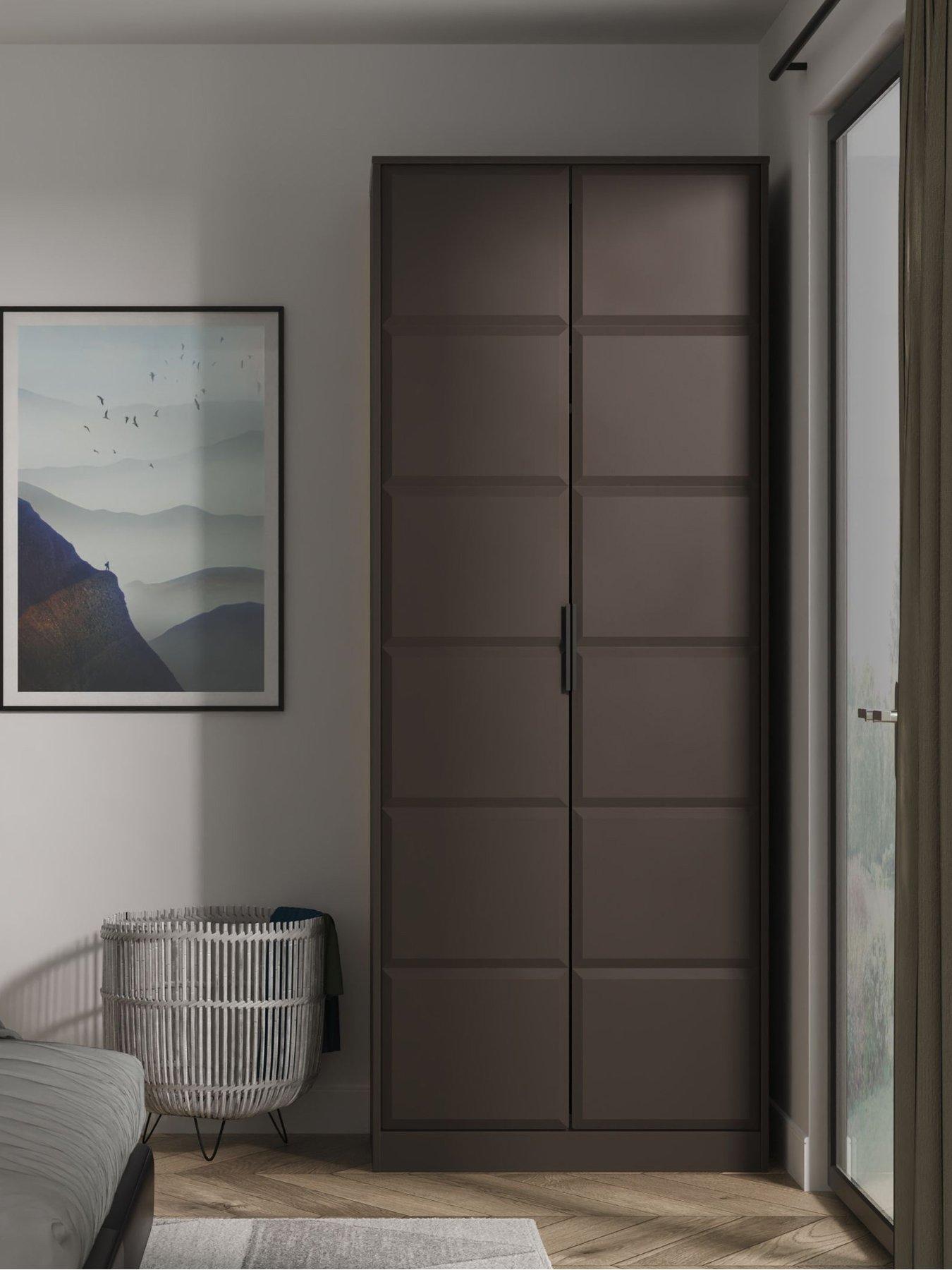 undefined Washington Ready Assembled 2 Door Wardrobe