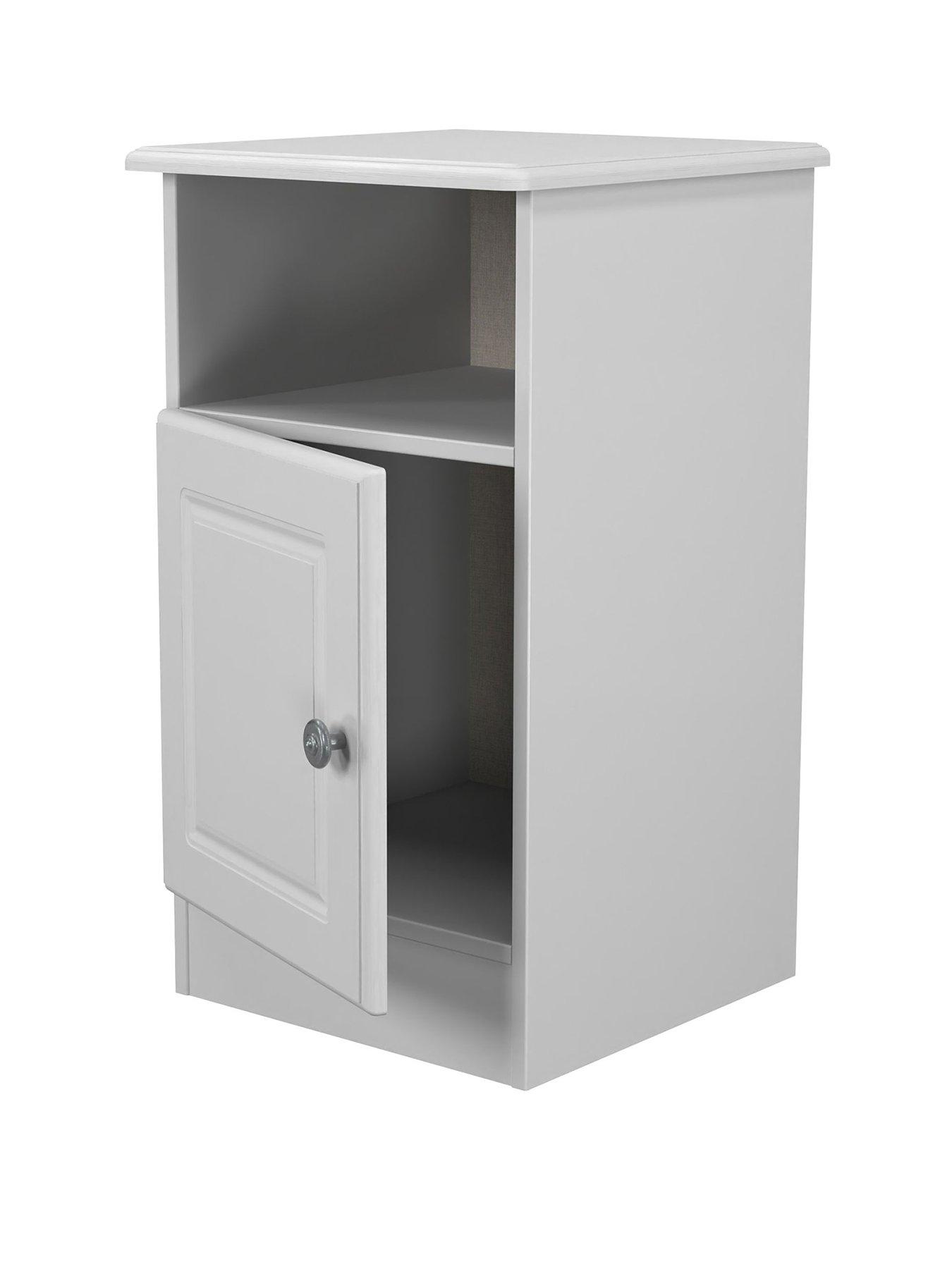 Image 3 of 7 of SWIFT Cambridge 3 Piece Set&nbsp;-&nbsp;2 Door Wardrobe, 3 Drawer Chest and Bedside Chest - Grey
