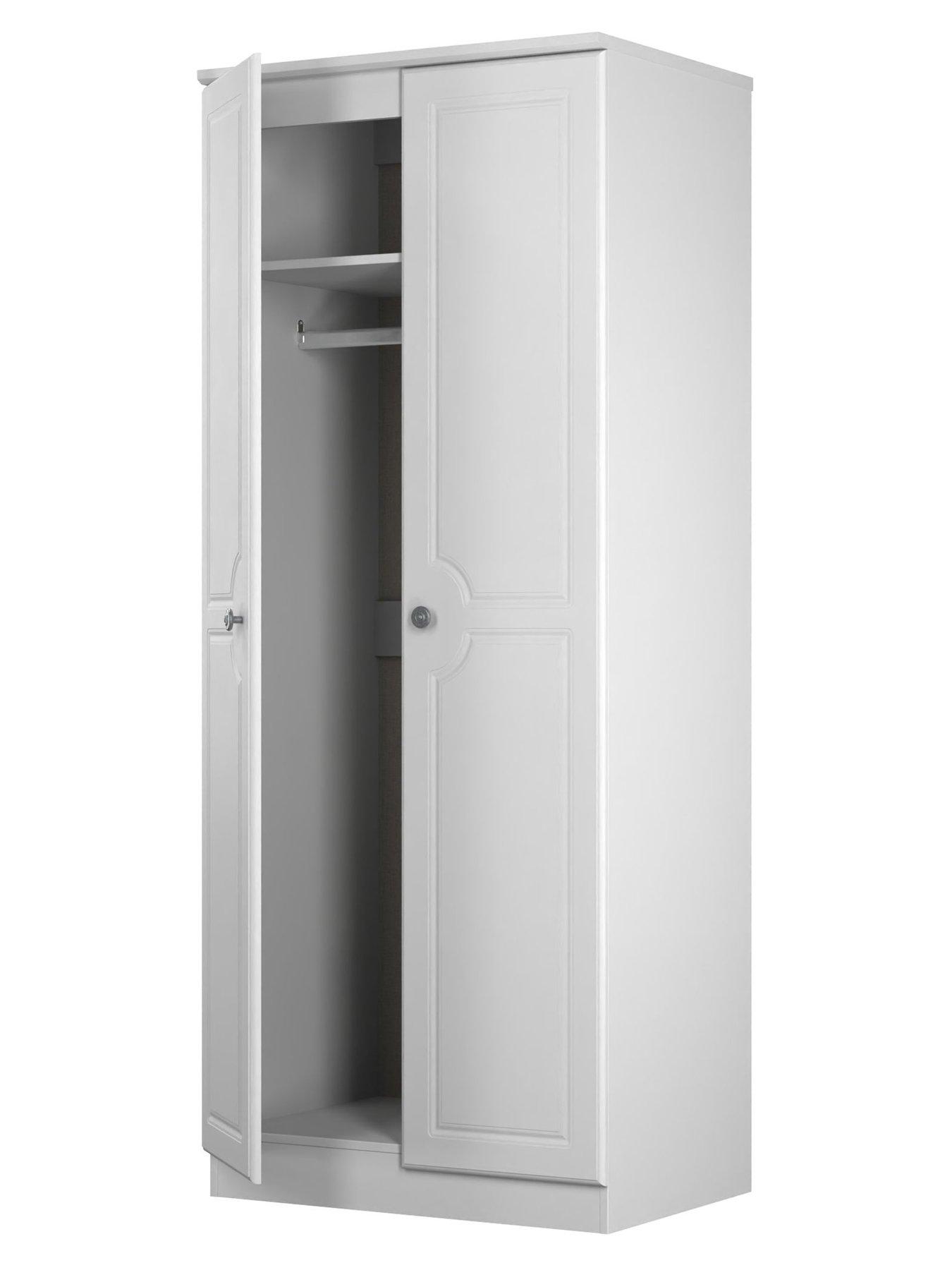 Image 5 of 7 of SWIFT Cambridge 3 Piece Set&nbsp;-&nbsp;2 Door Wardrobe, 3 Drawer Chest and Bedside Chest - Grey