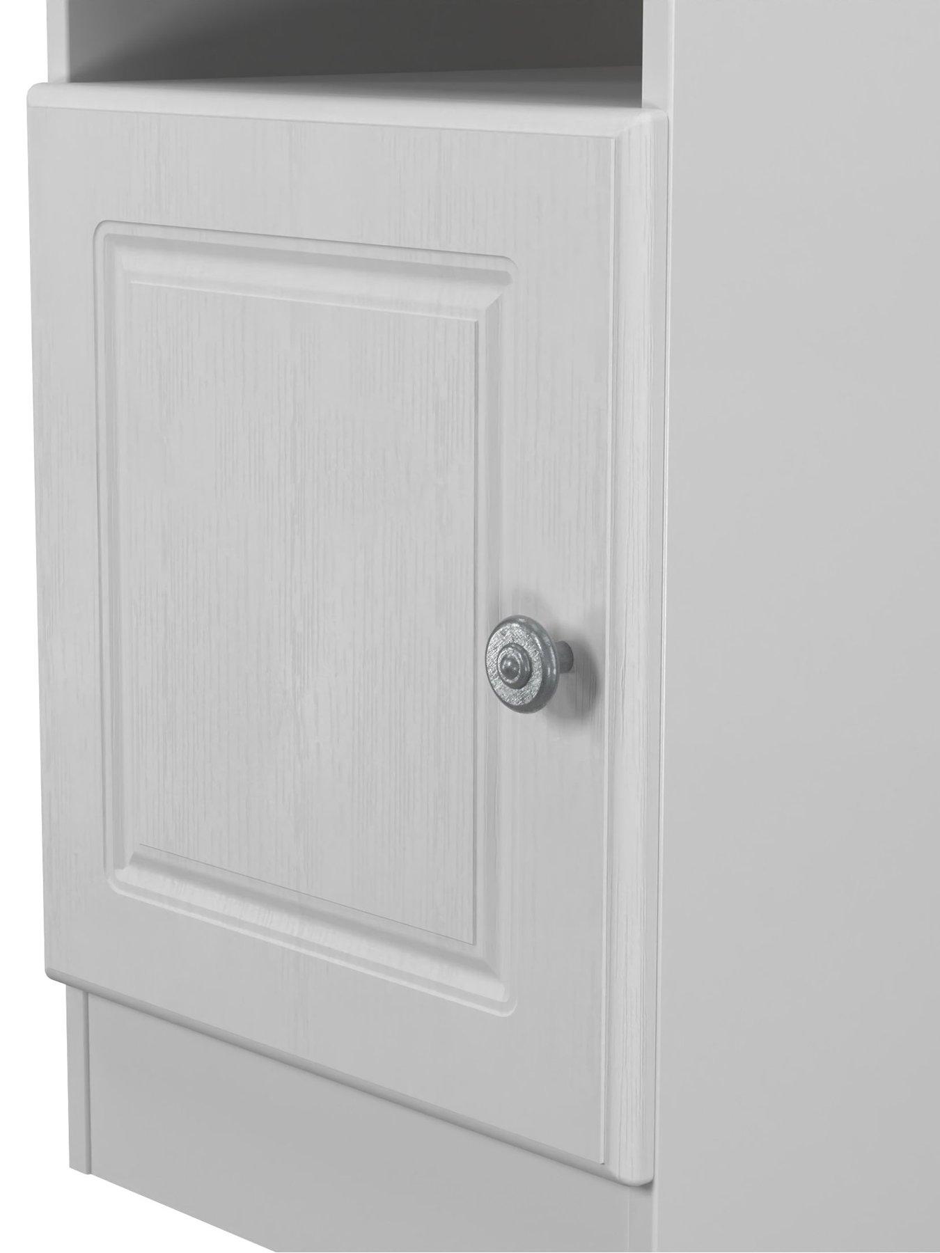 Image 6 of 7 of SWIFT Cambridge 3 Piece Set&nbsp;-&nbsp;2 Door Wardrobe, 3 Drawer Chest and Bedside Chest - Grey