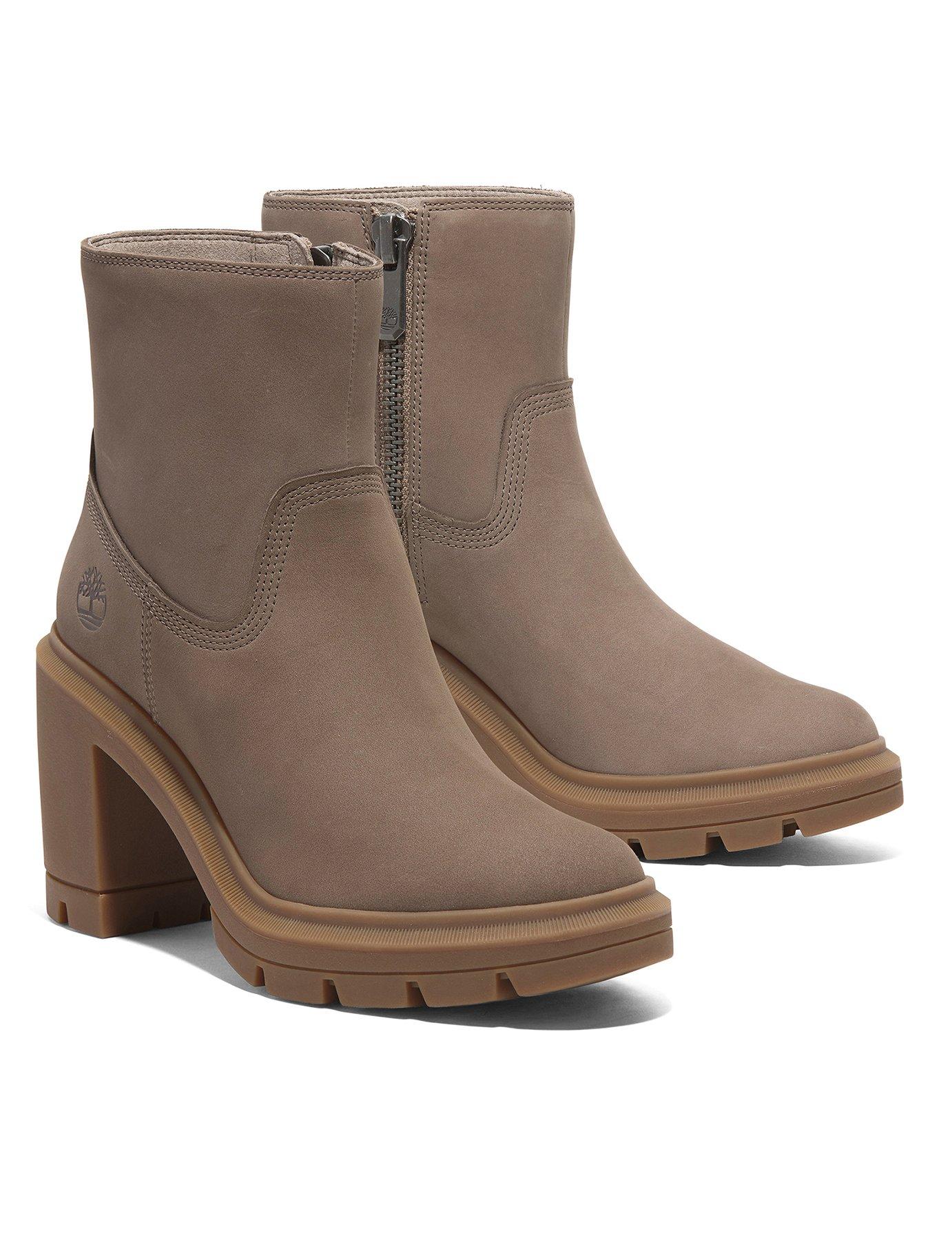 Timberland Allington Heights Heeled Ankle Boot - Light Brown