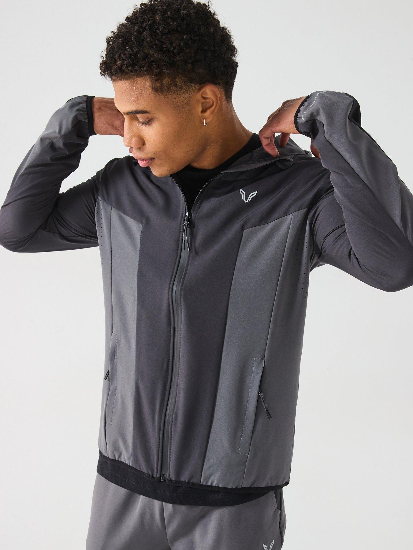 undefined Mens Gravity Lightweight Jacket - Grey/black