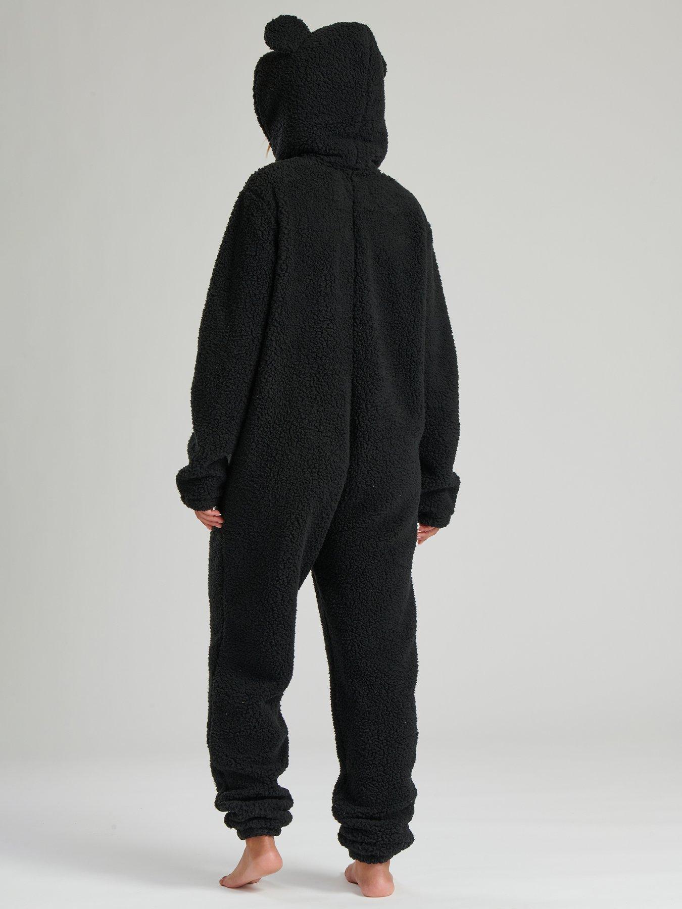 Image 2 of 4 of Loungeable Borg All In One With Ears - Black