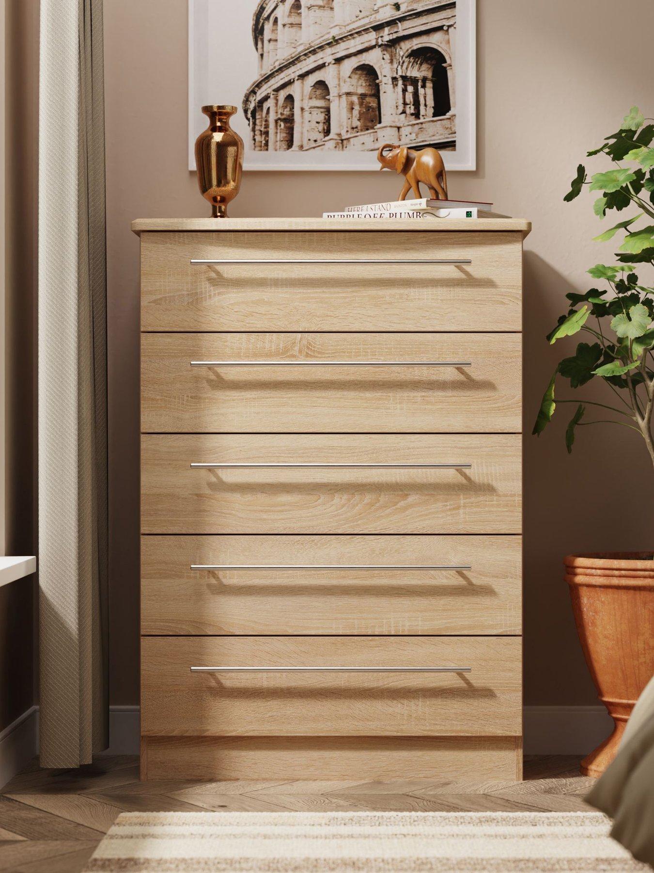 undefined Oxford Ready Assembled 5 Drawer Chest
