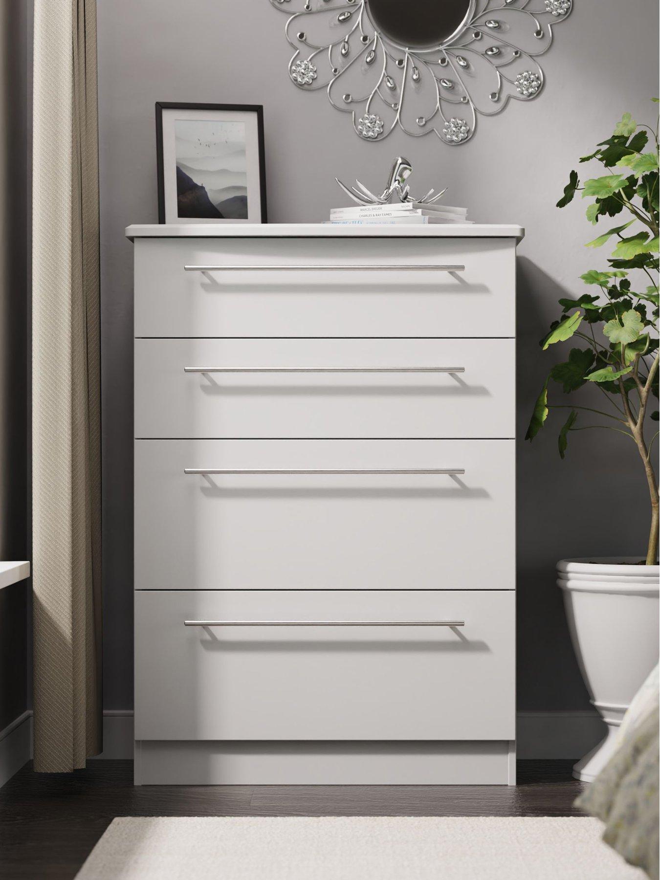 Product photograph of Swift Oxford Ready Assembled 4 Drawer Deep Chest from very.co.uk