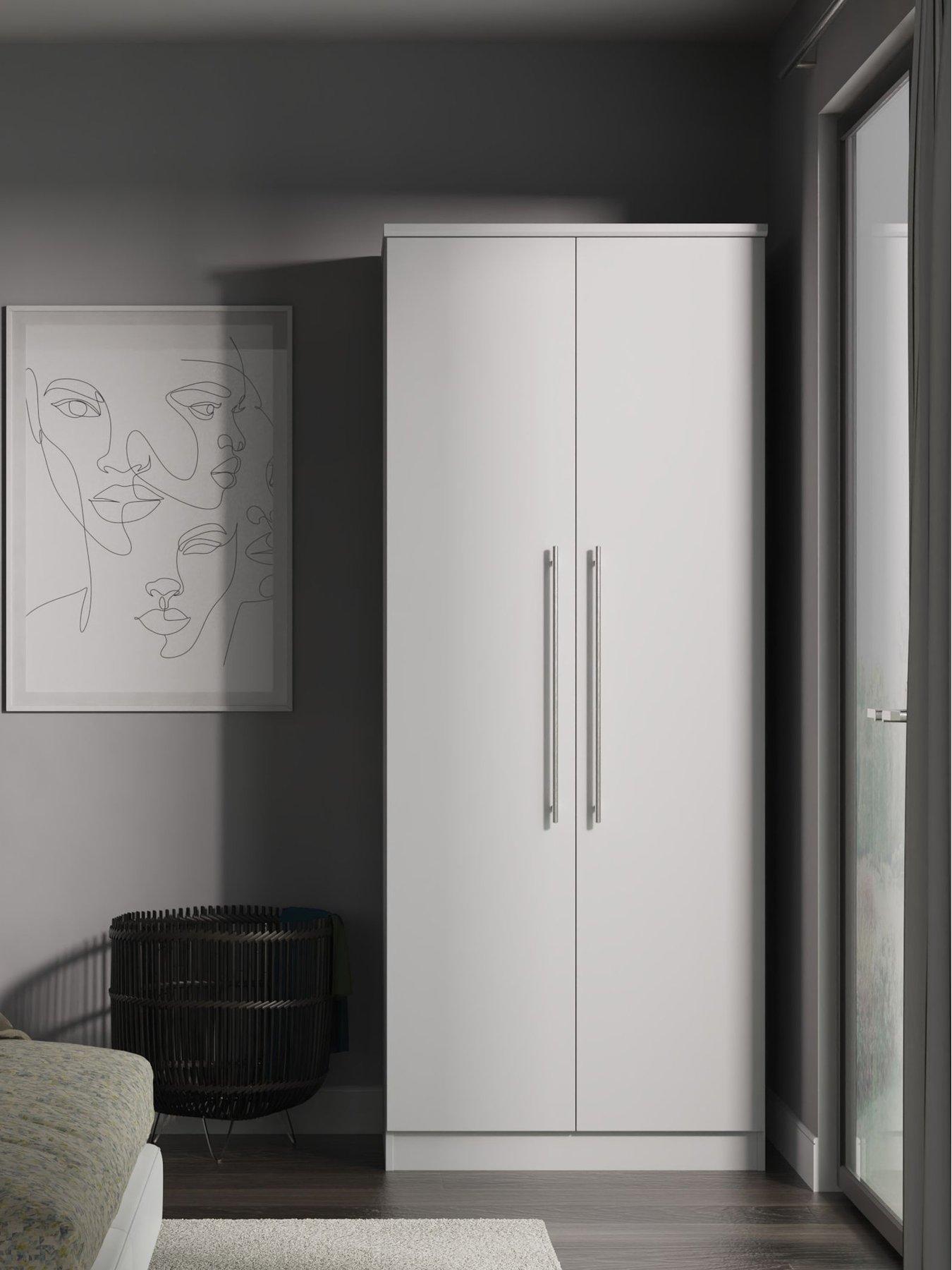 undefined Oxford Ready Assembled 2 Door Wardrobe