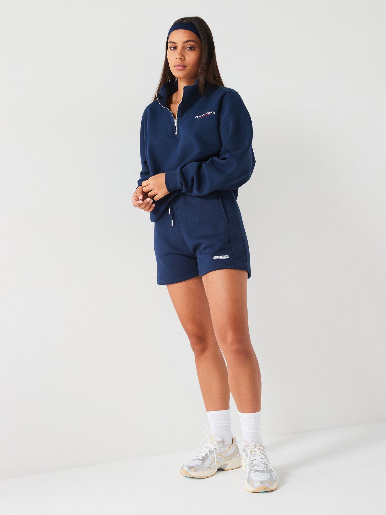 Image 3 of 4 of Peach Fit Womens Zavia Short - Navy