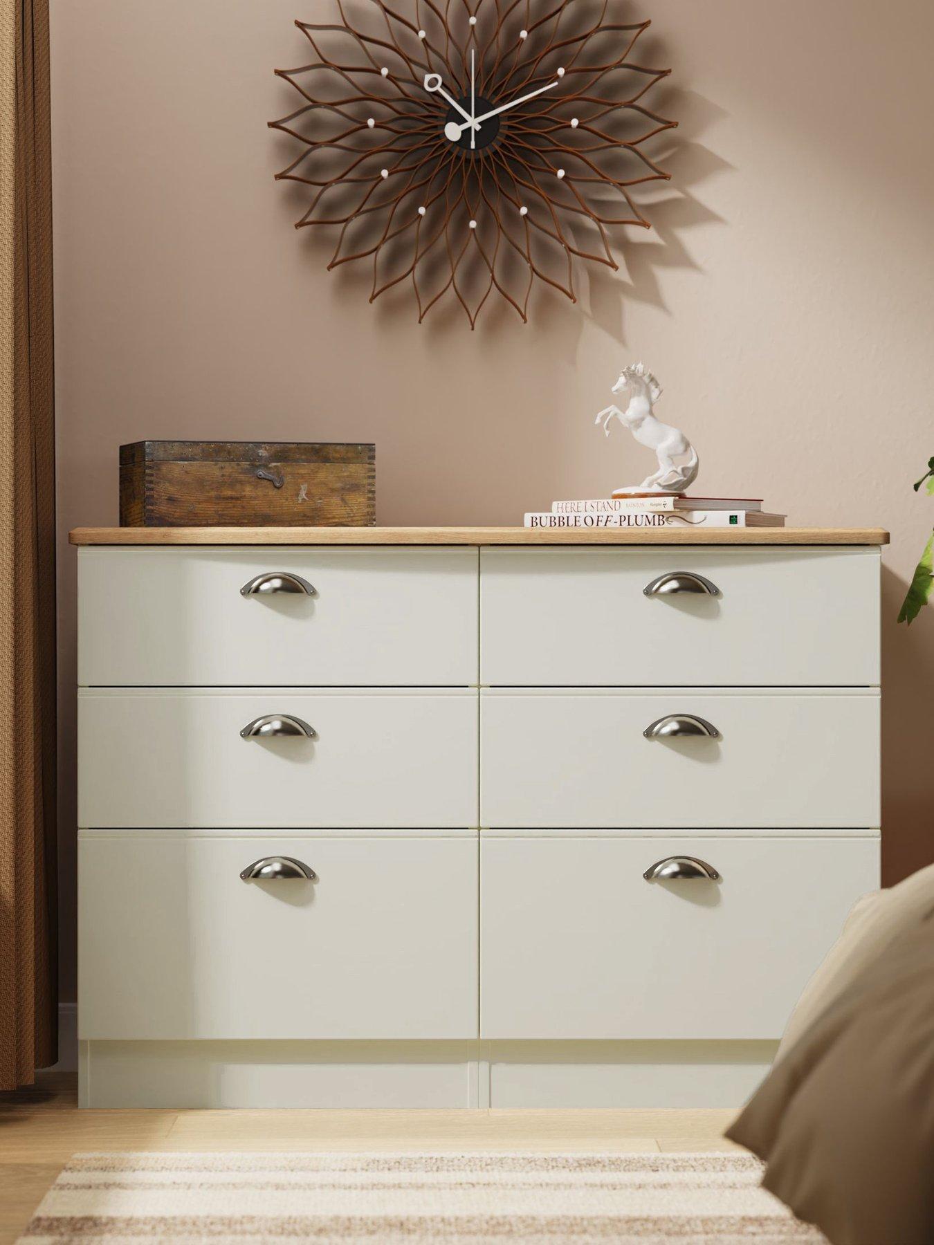 Product photograph of Swift Tivoli Ready Assembled 6 Drawer Chest from very.co.uk