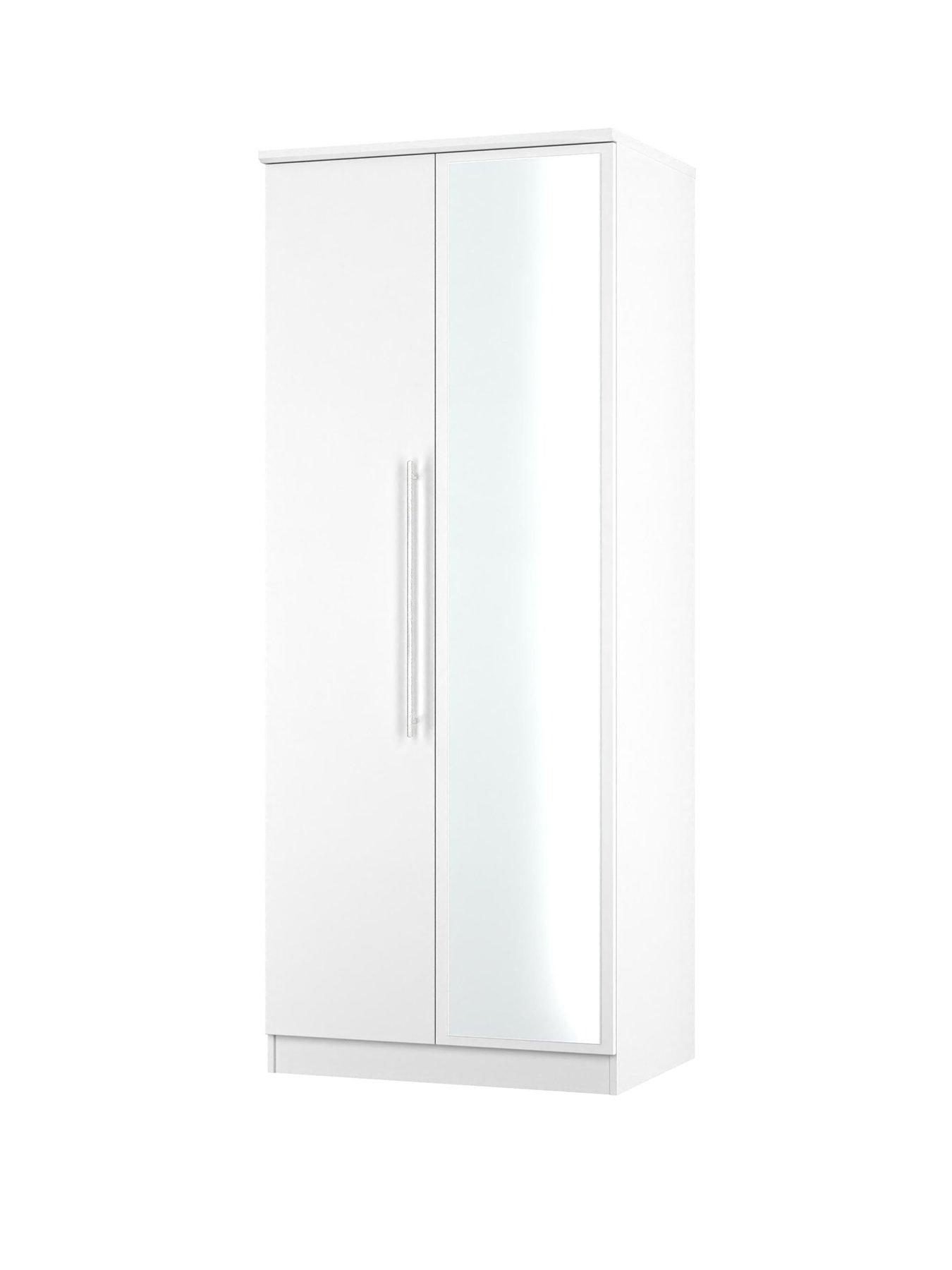 Image 3 of 6 of SWIFT Oxford Ready Assembled 2 Door Mirrored Wardrobe