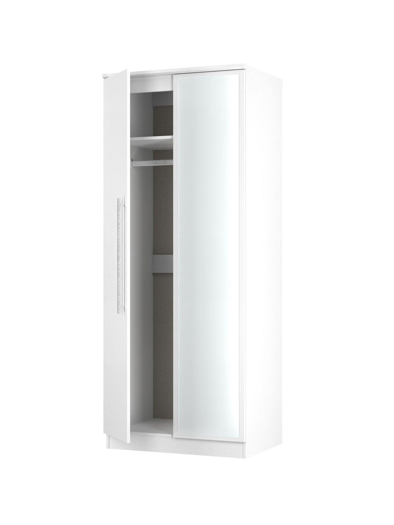Image 5 of 6 of SWIFT Oxford Ready Assembled 2 Door Mirrored Wardrobe