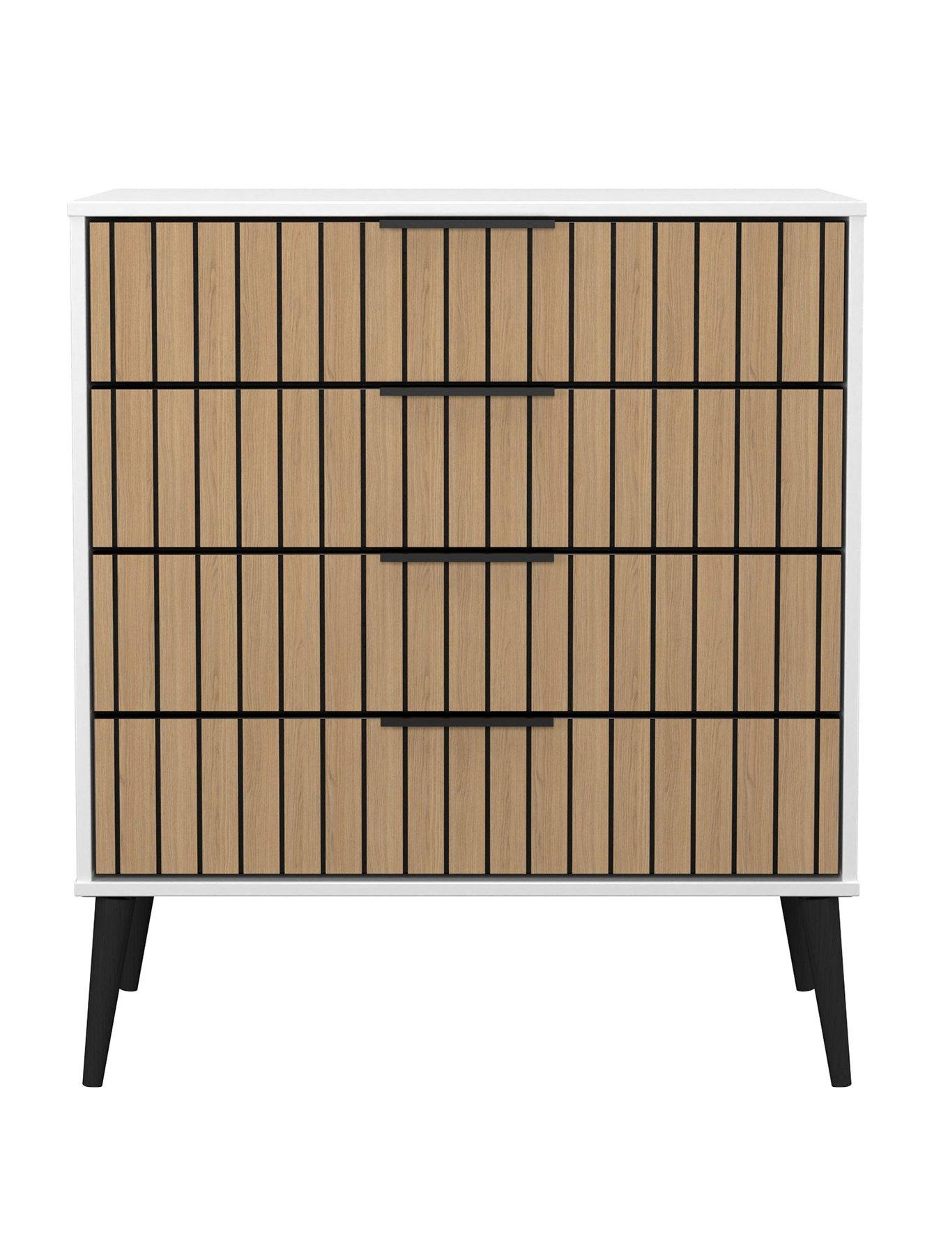 Image 2 of 7 of SWIFT Florida Ready Assembled 4 Drawer Chest