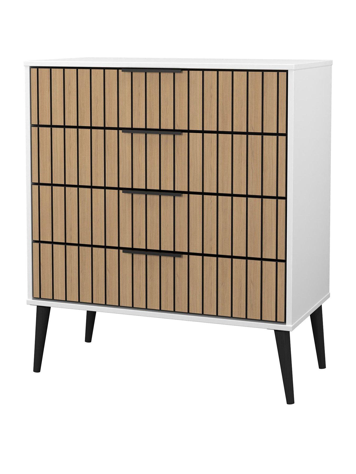 Image 3 of 7 of SWIFT Florida Ready Assembled 4 Drawer Chest