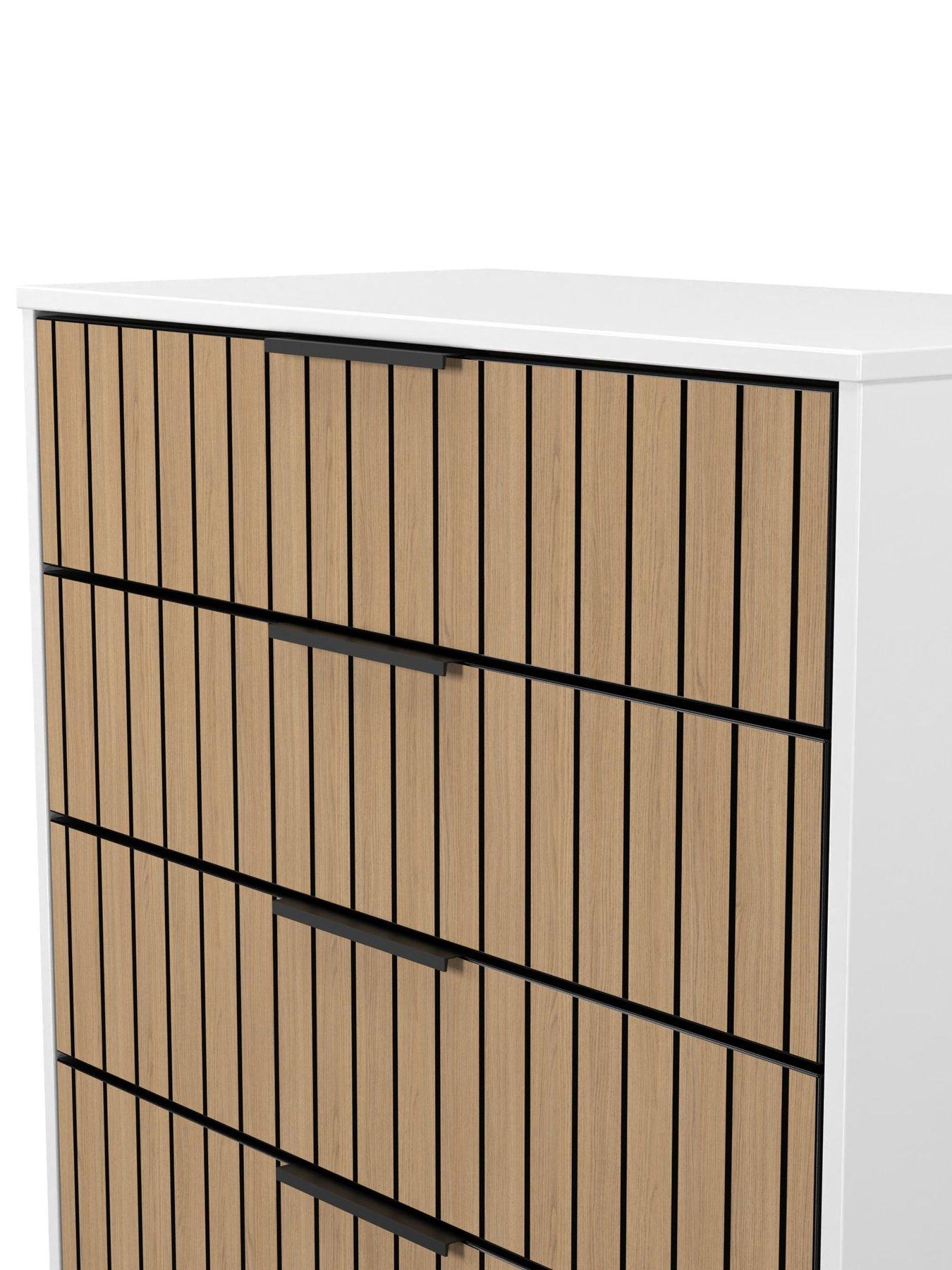 Image 4 of 7 of SWIFT Florida Ready Assembled 4 Drawer Chest