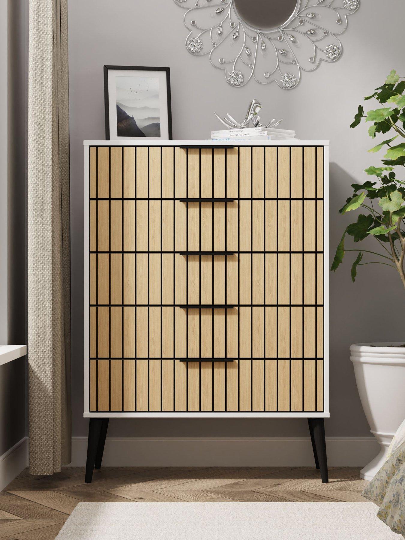 Product photograph of Swift Florida Ready Assembled 5 Drawer Chest from very.co.uk