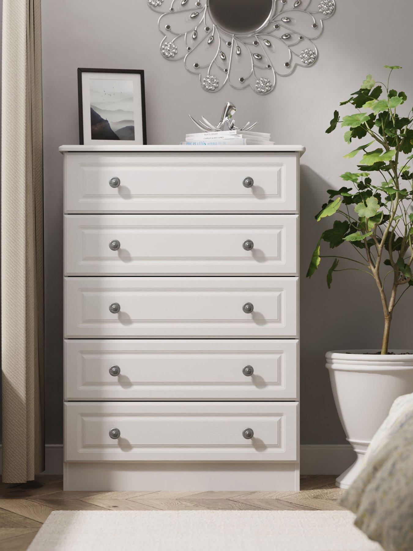 SWIFT Cambridge Ready Assembled 5 Drawer Chest