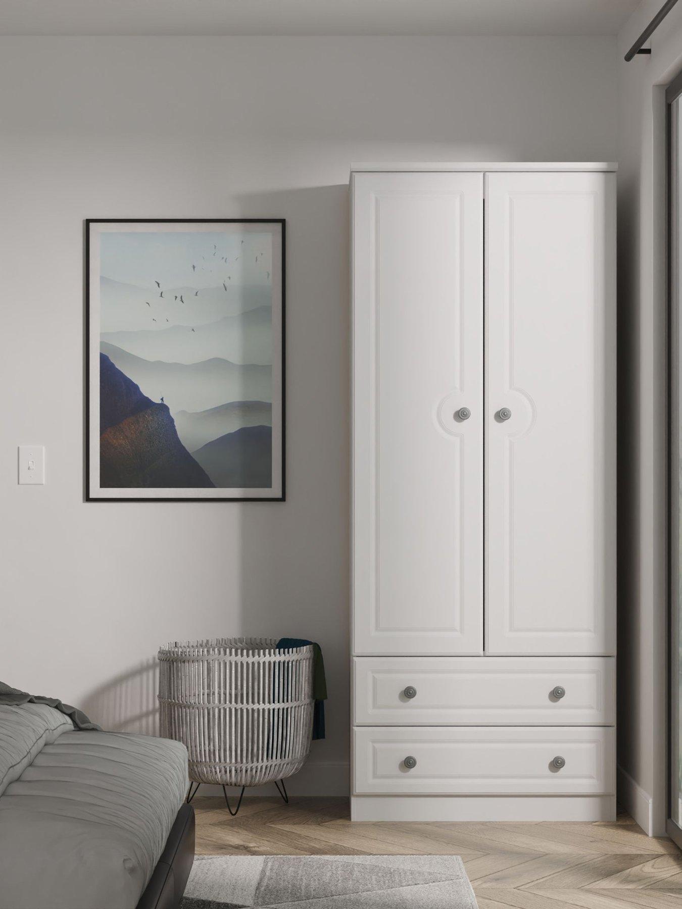 Product photograph of Swift Cambridge 2 Door 2 Drawer Wardrobe from very.co.uk