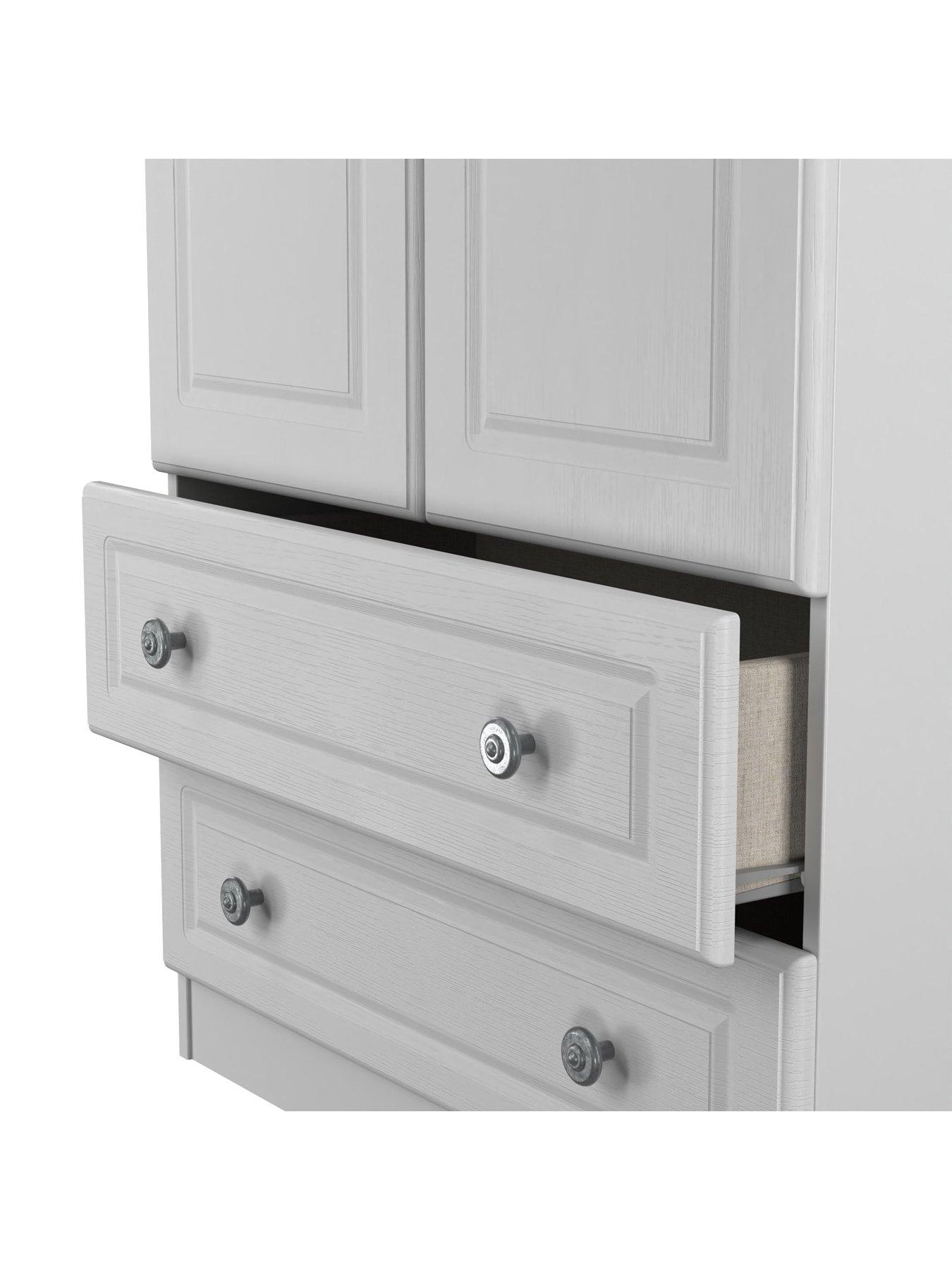 Image 6 of 7 of SWIFT Cambridge Ready Assembled 2 Door, 2 Drawer Wardrobe