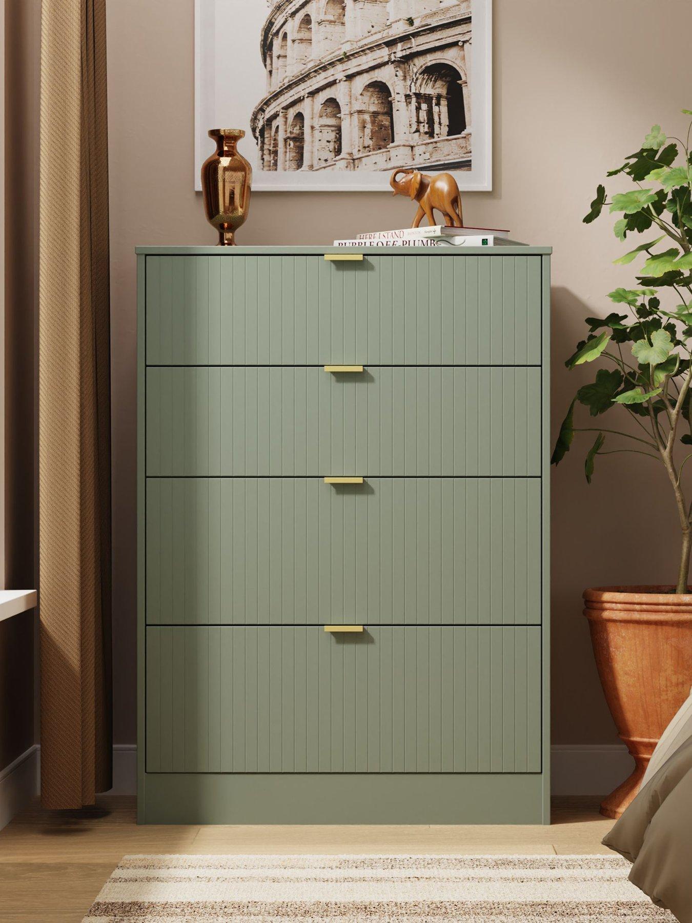 Product photograph of Swift Nevada Ready Assembled 4 Drawer Deep Chest from very.co.uk