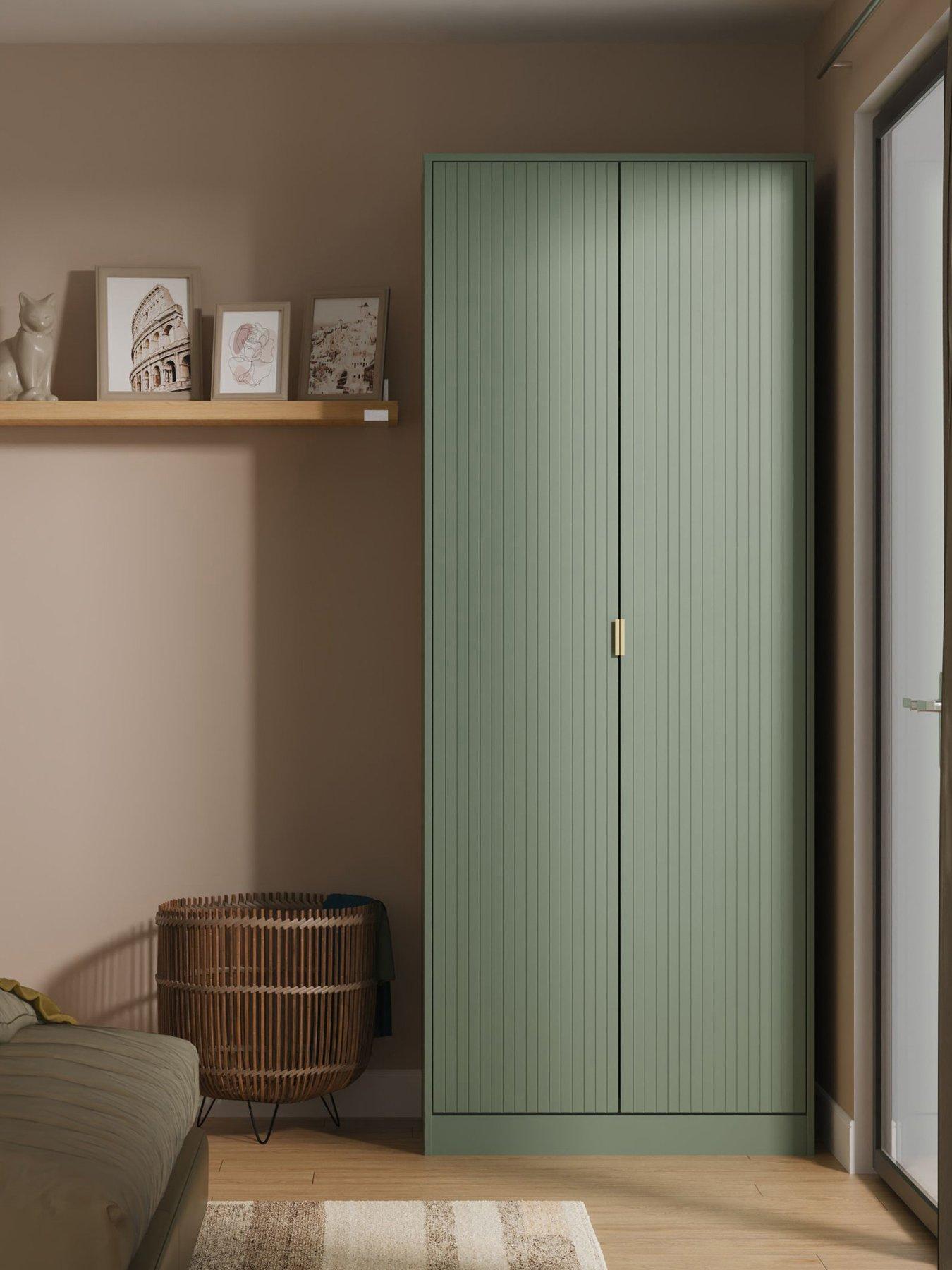 Product photograph of Swift Nevada Ready Assembled 2 Door Wardrobe from very.co.uk