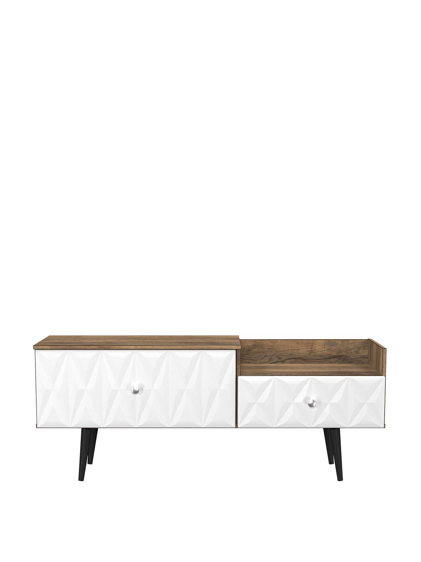 Image 2 of 7 of SWIFT Valencia Ready Assembled 2 Soft Close Drawer Coffee Table/TV Unit