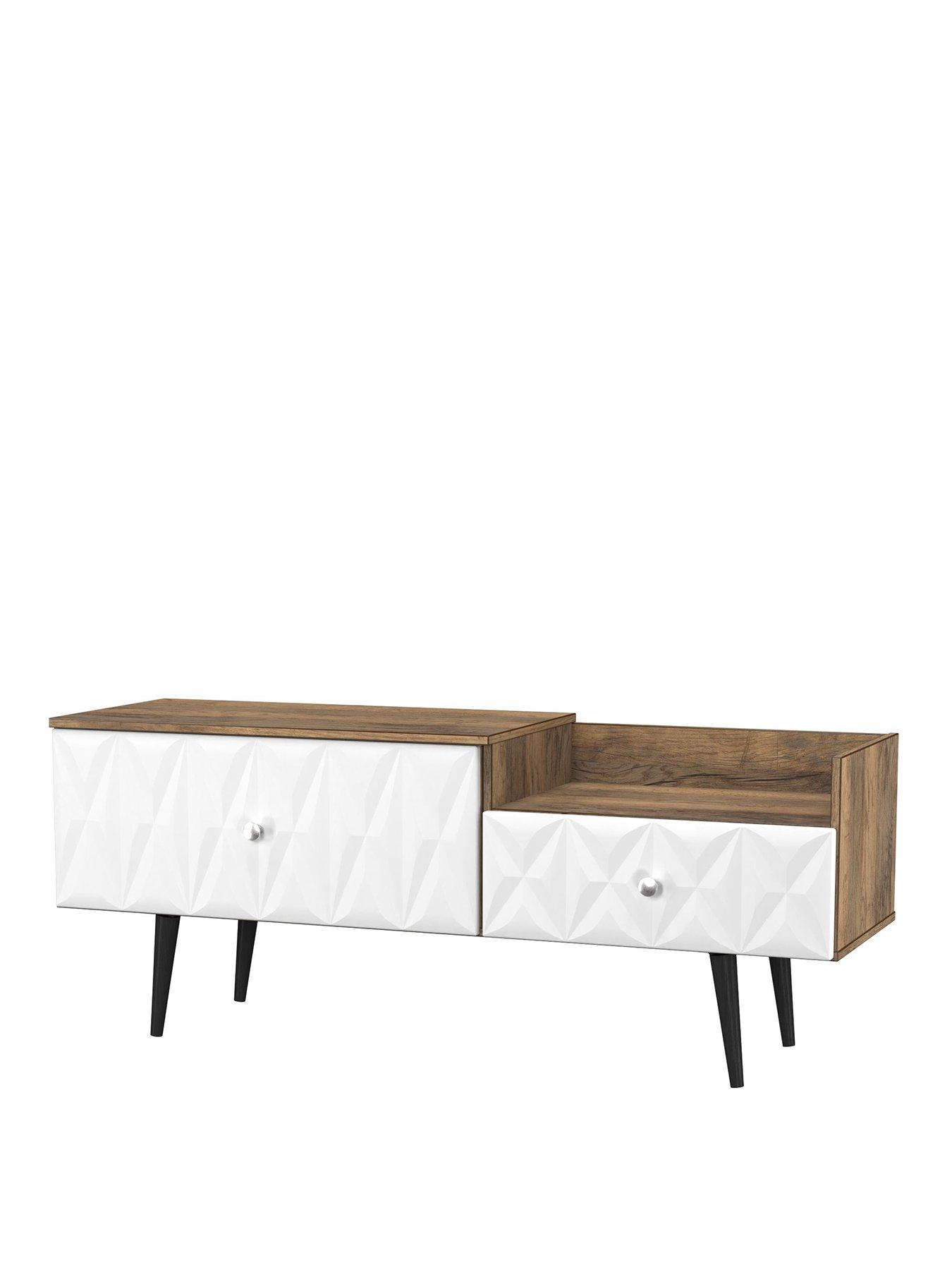 Image 3 of 7 of SWIFT Valencia Ready Assembled 2 Soft Close Drawer Coffee Table/TV Unit