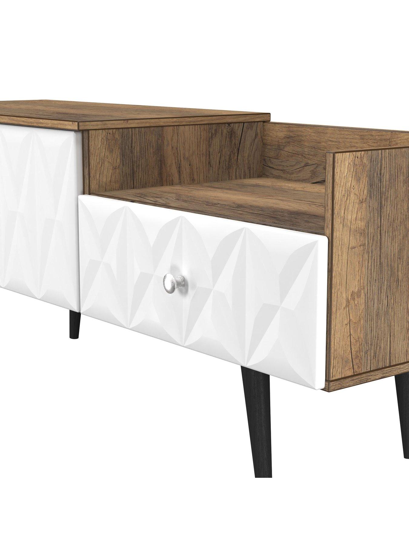 Image 4 of 7 of SWIFT Valencia Ready Assembled 2 Soft Close Drawer Coffee Table/TV Unit