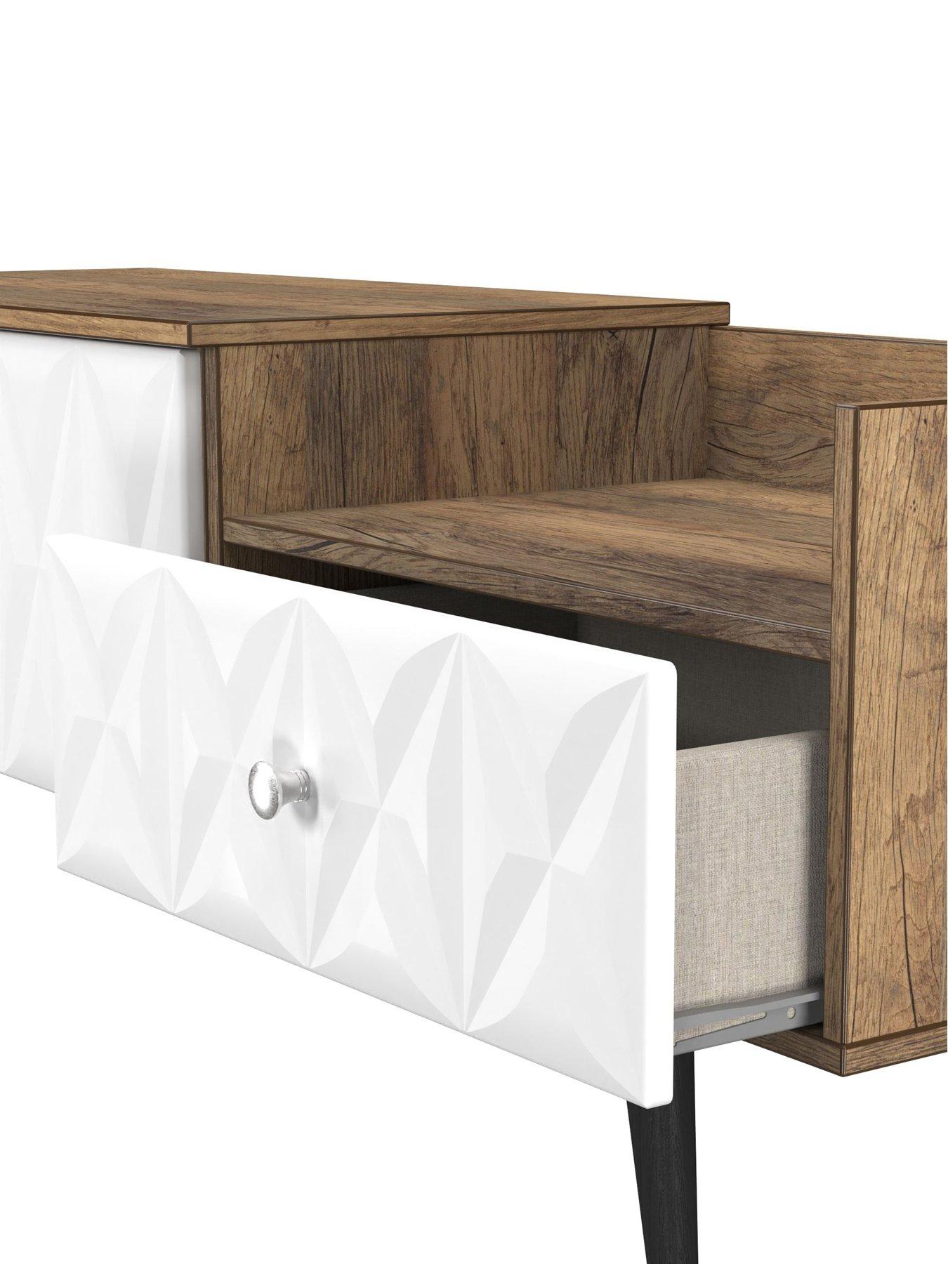 Image 5 of 7 of SWIFT Valencia Ready Assembled 2 Soft Close Drawer Coffee Table/TV Unit