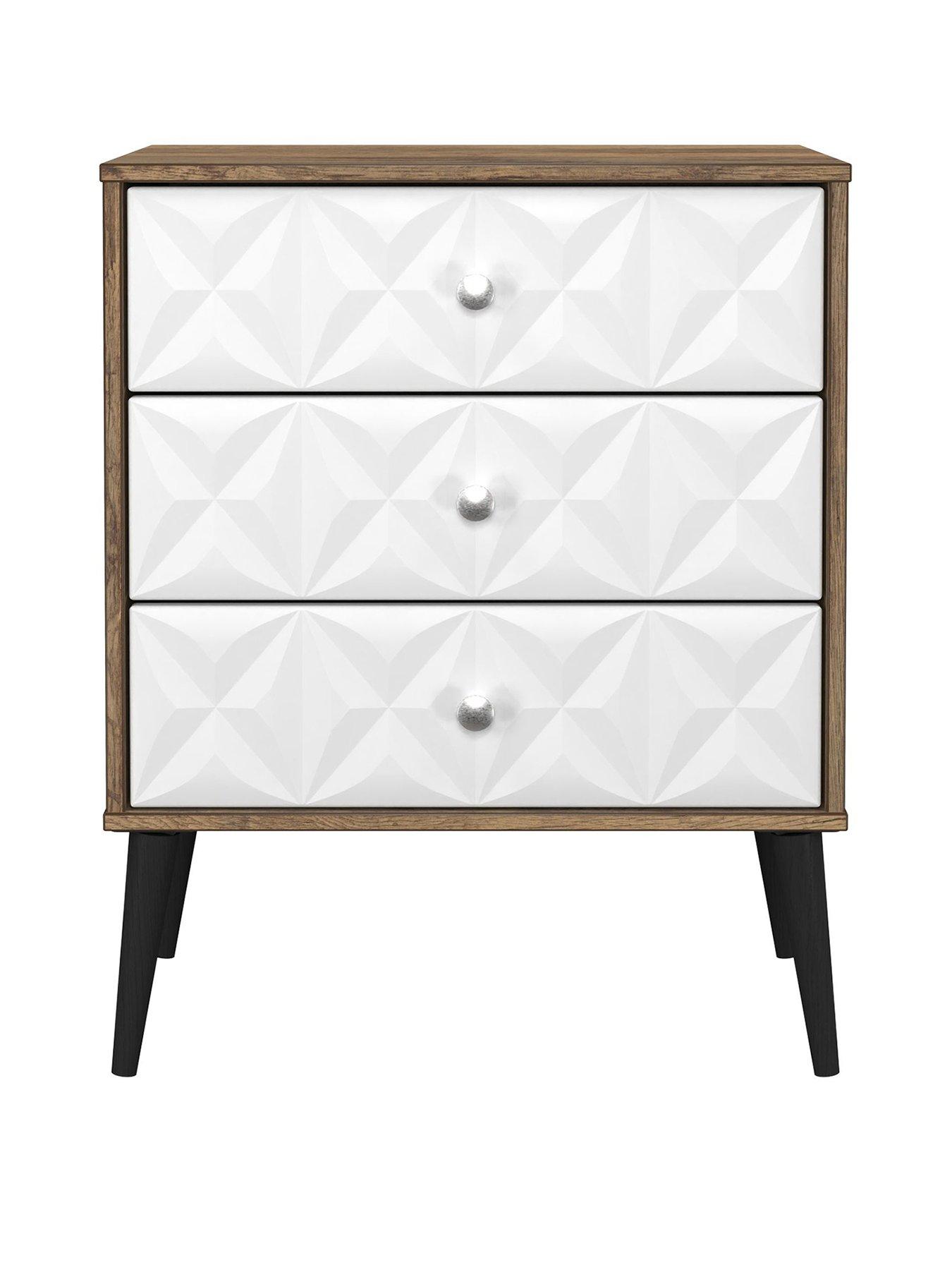 Image 2 of 7 of SWIFT Valencia Ready Assembled 3 Drawer Midi Sideboard