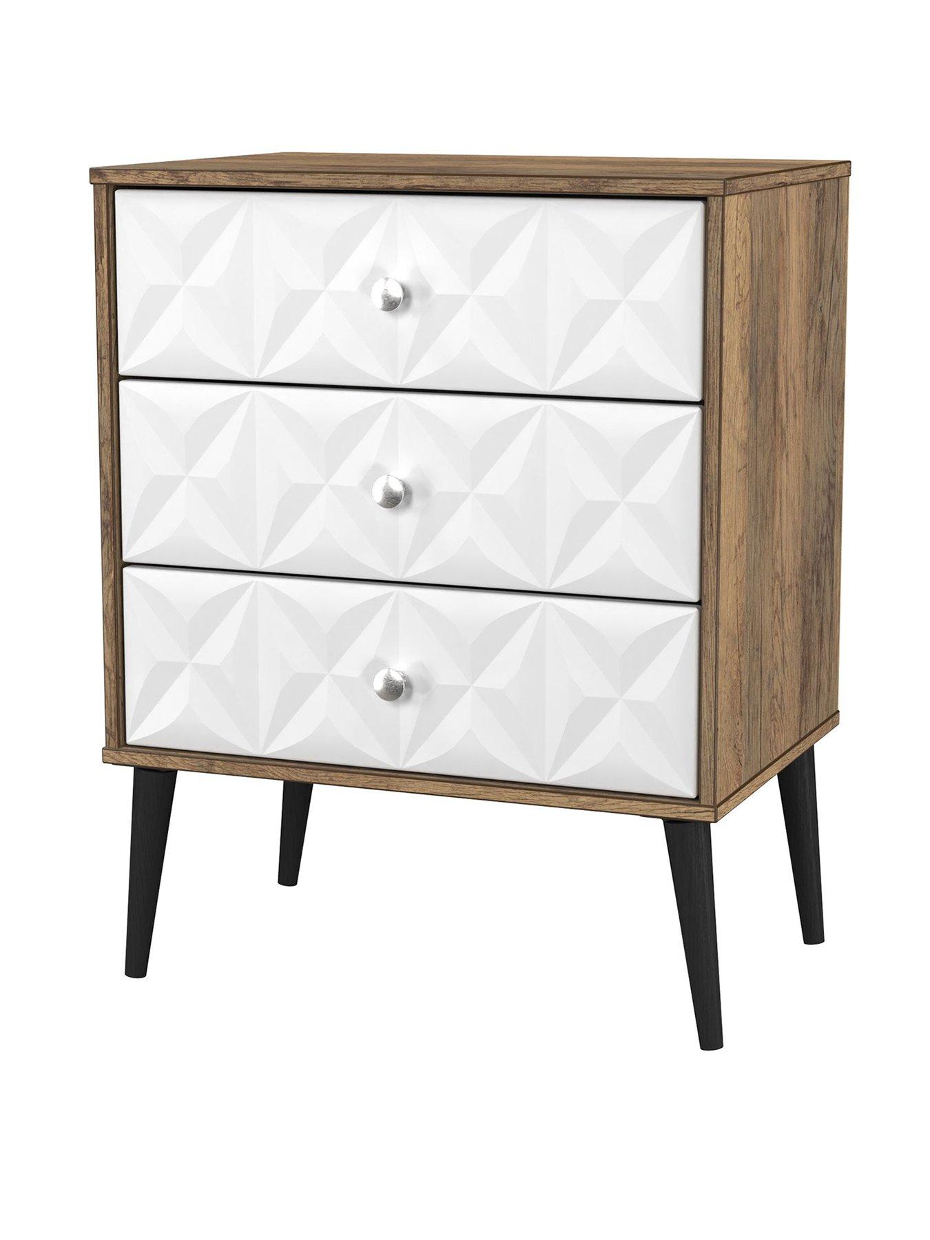 Image 3 of 7 of SWIFT Valencia Ready Assembled 3 Drawer Midi Sideboard